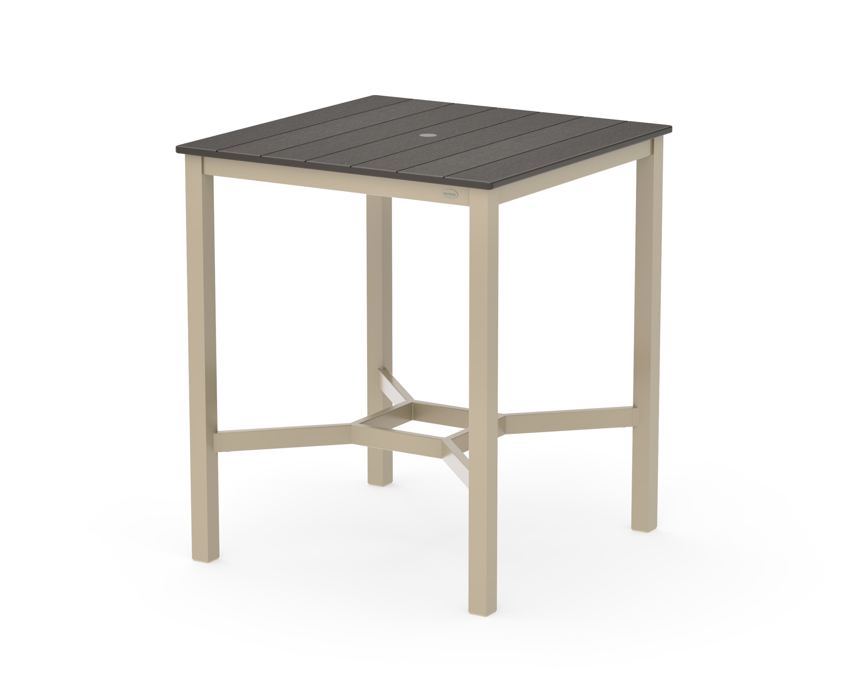 Main Street 36 x 36 Bar Table in Sand / Vintage Coffee