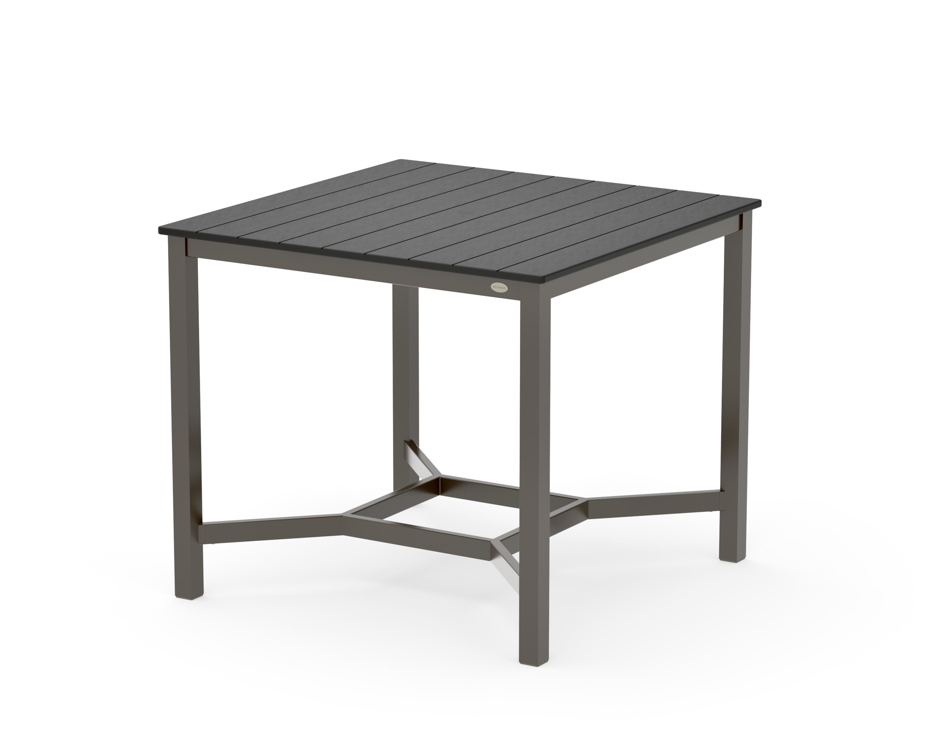 Main Street 42 x 42 Counter Table in Bronze / Black