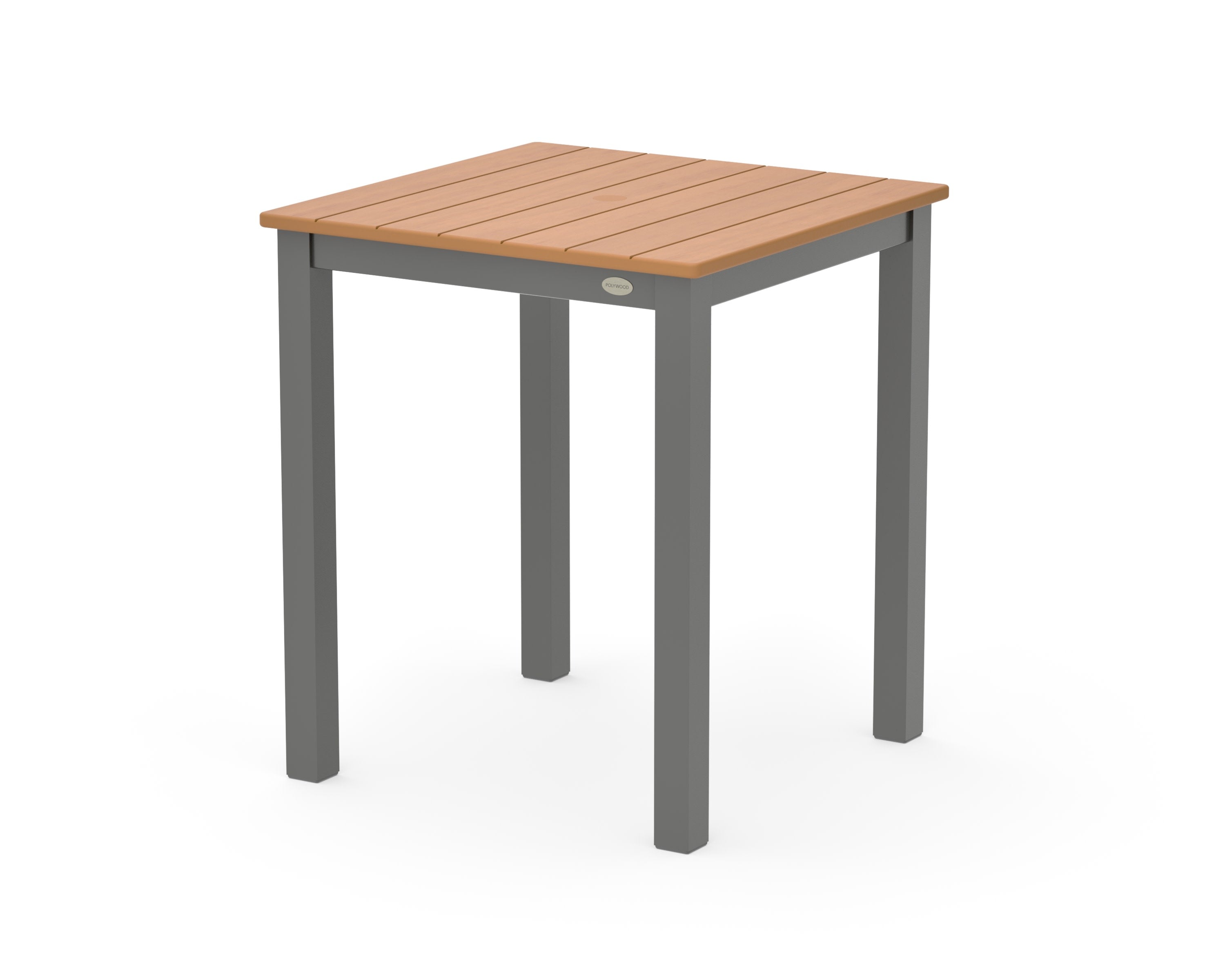 Main Street 26 x 26 Dining Table in Charcoal / Natural