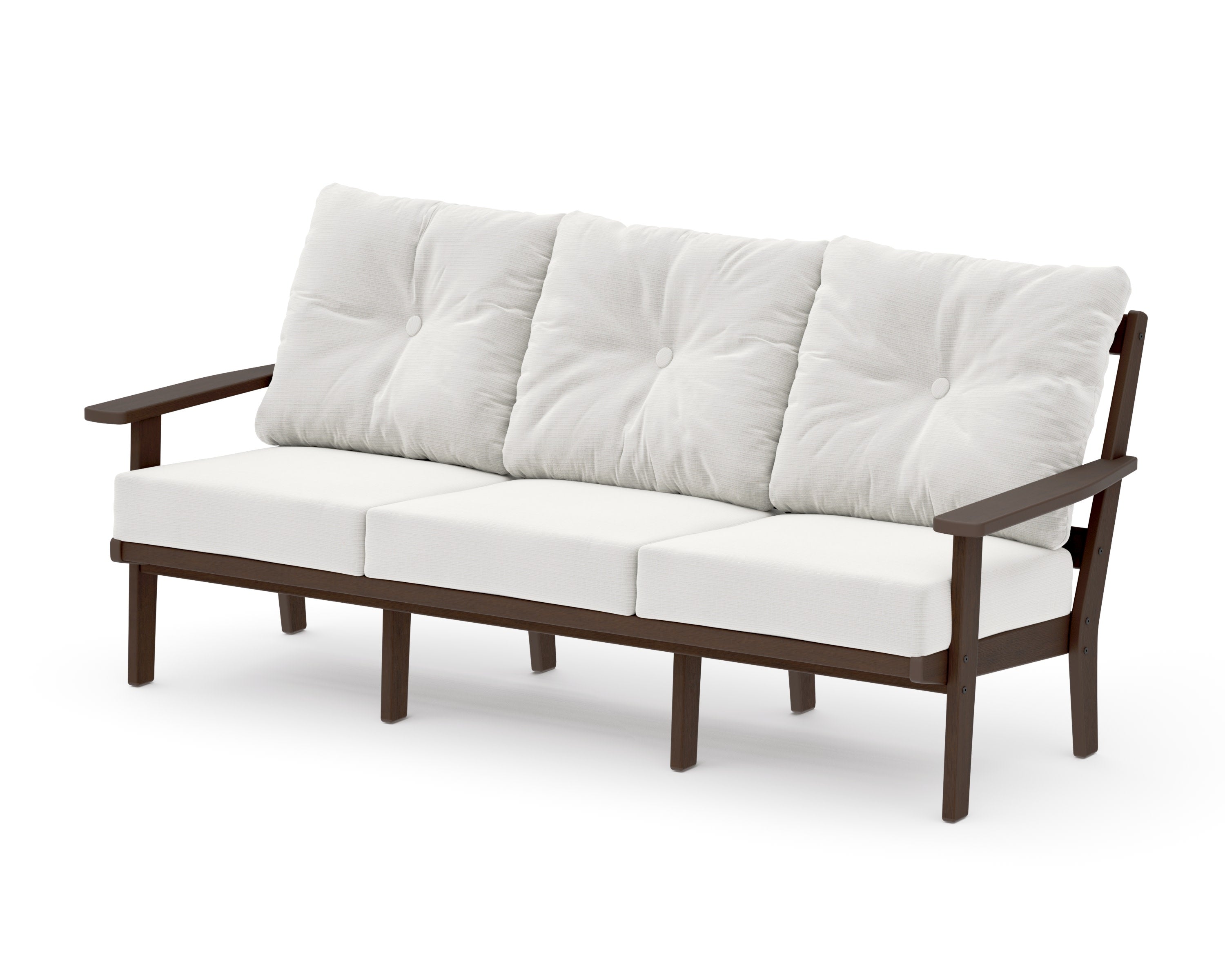 PrairieDeep Seating Sofa in Kona / Natural Linen