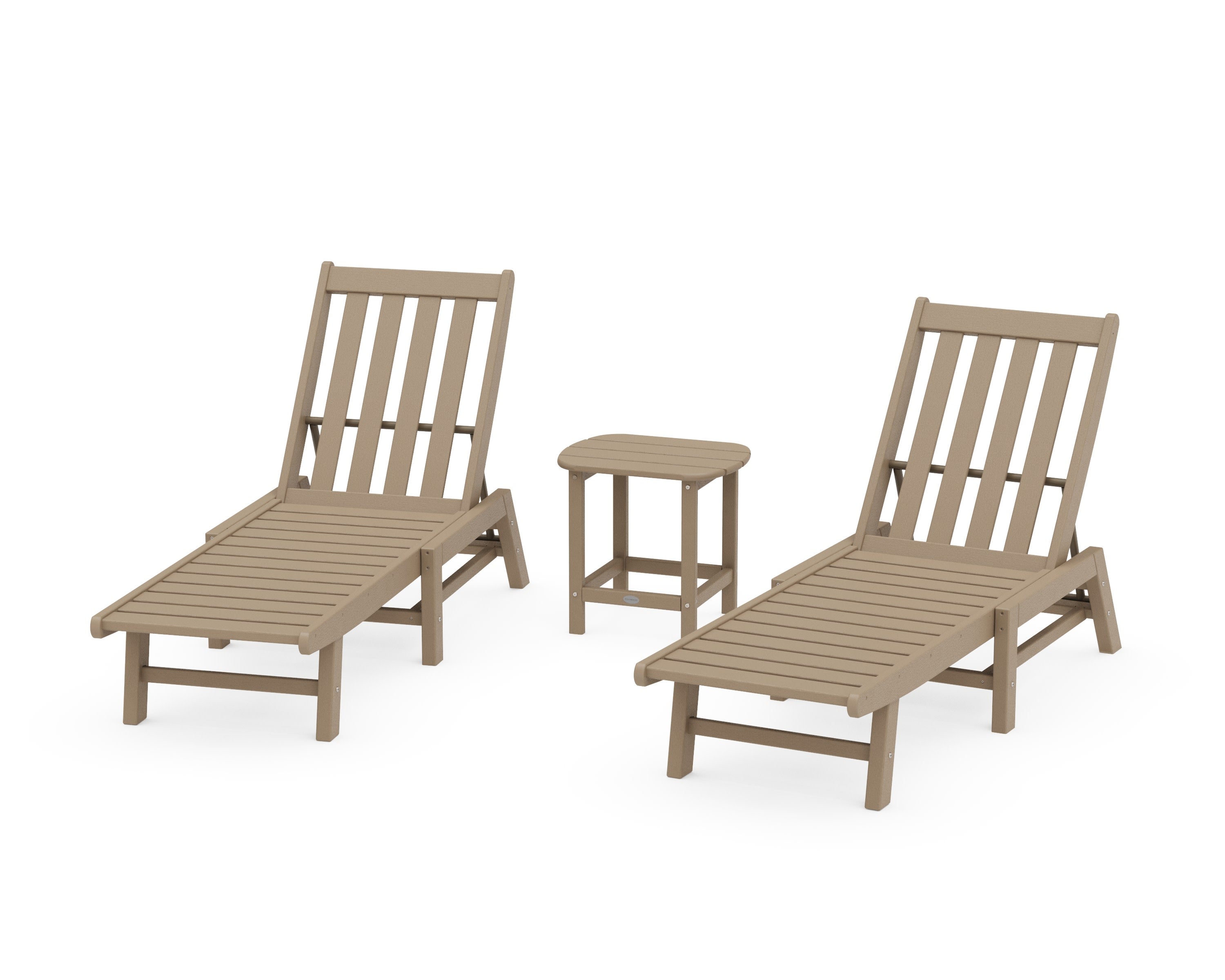 Vineyard 3-Piece Chaise Set in Vintage Sahara
