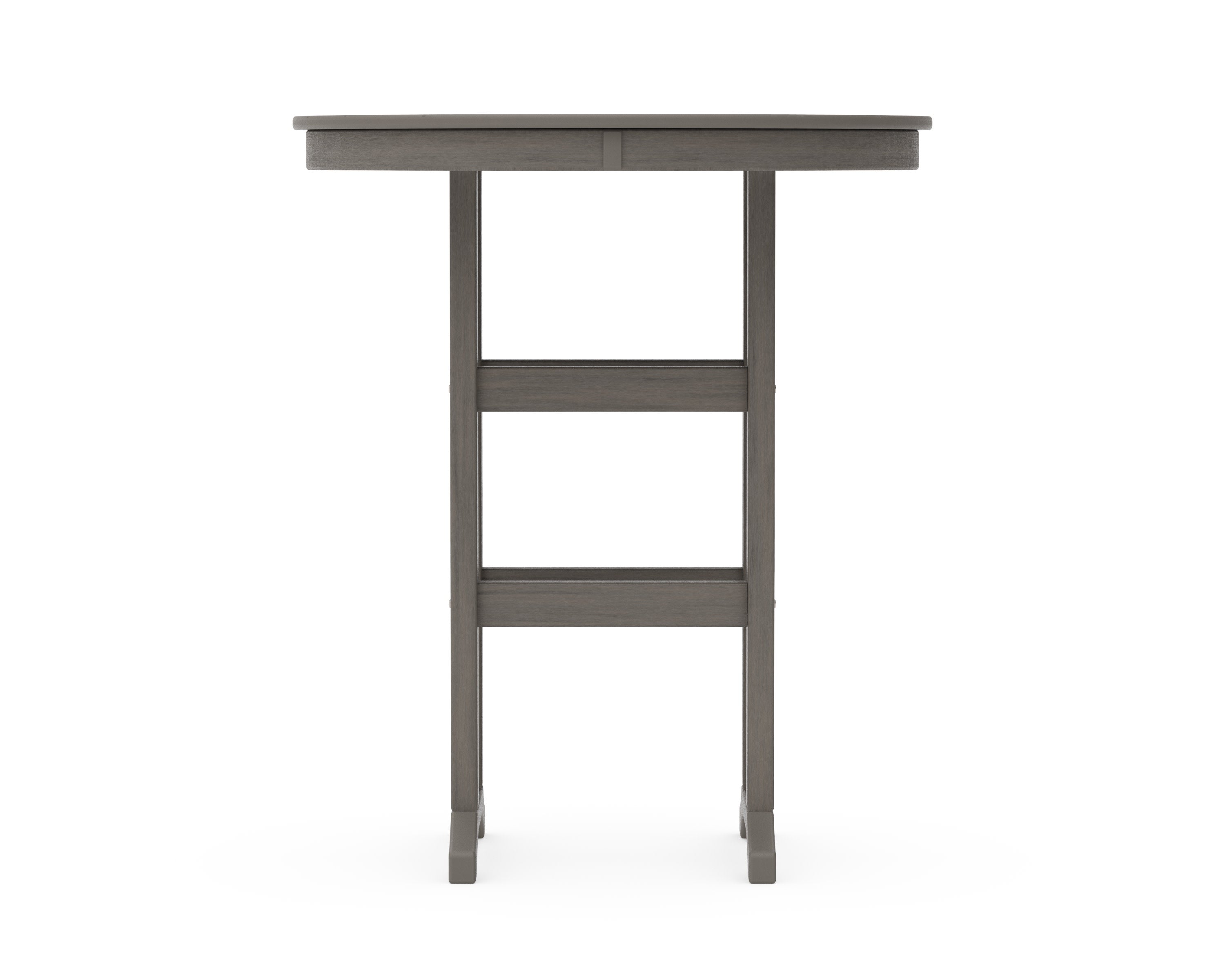 36" Round Farmhouse Bar Table in Driftwood