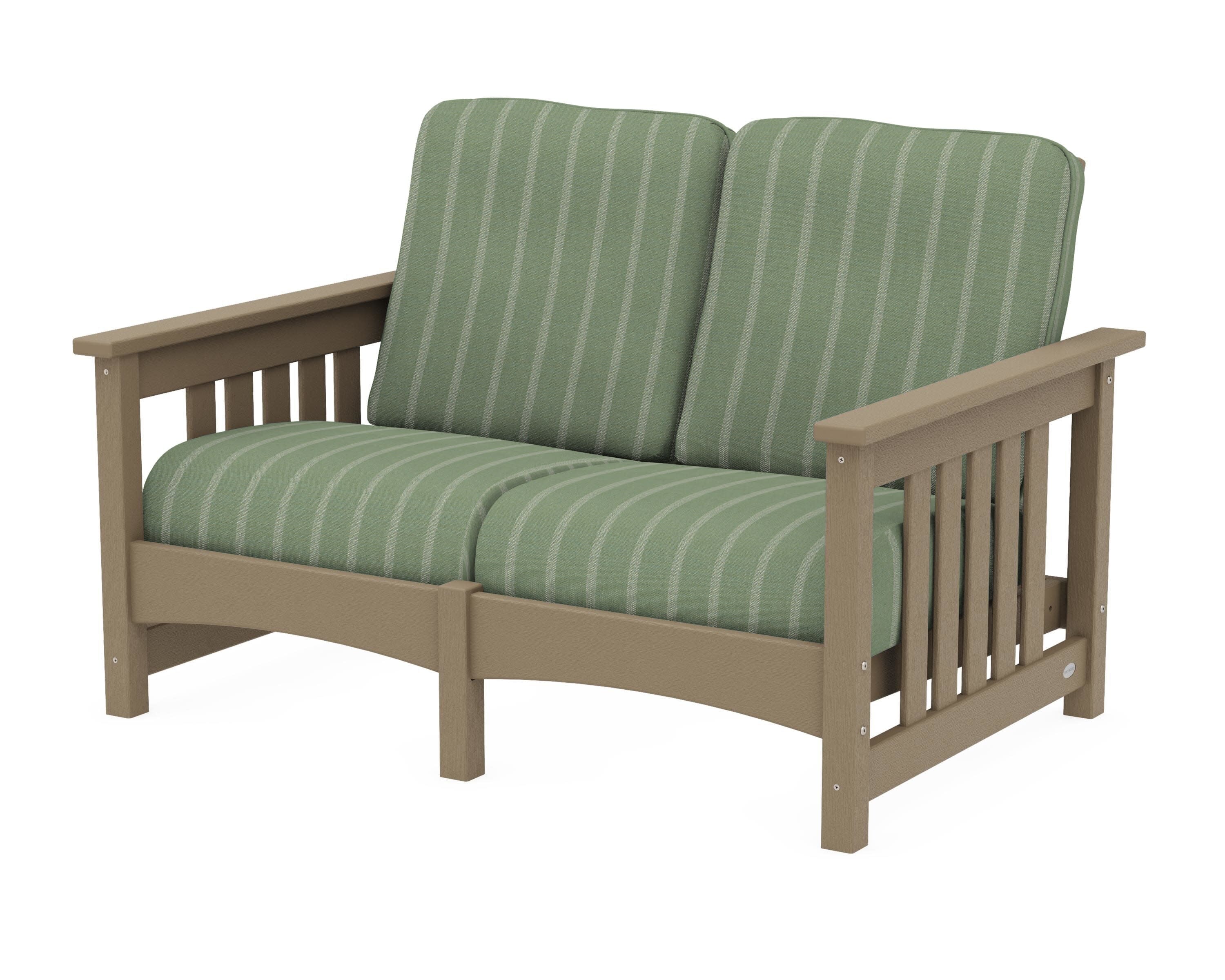 Club Mission Loveseat in Vintage Sahara / Unwind Rainwashed