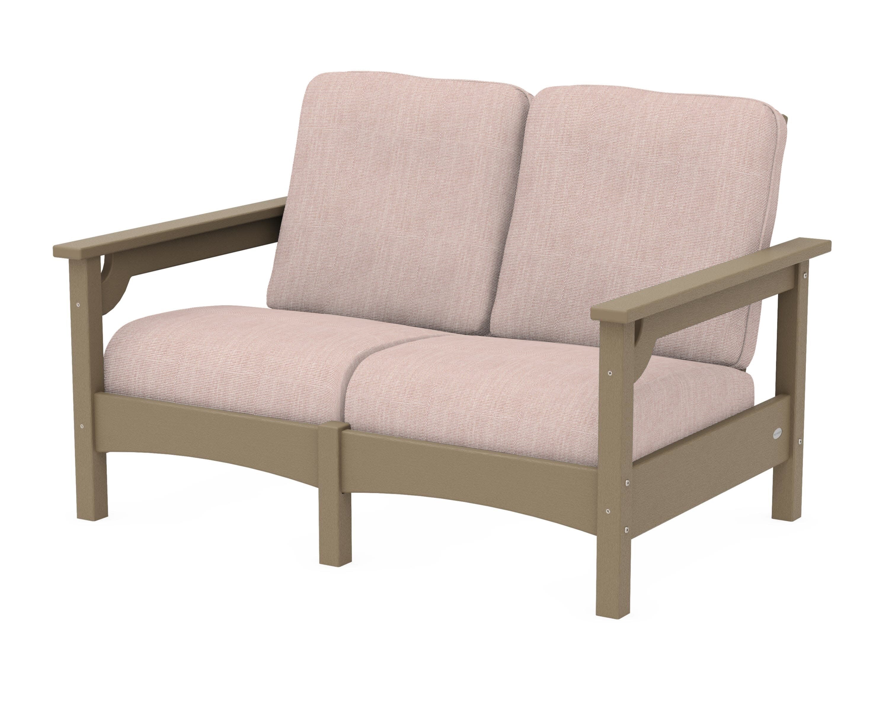 Club Loveseat in Vintage Sahara / Play Cameo