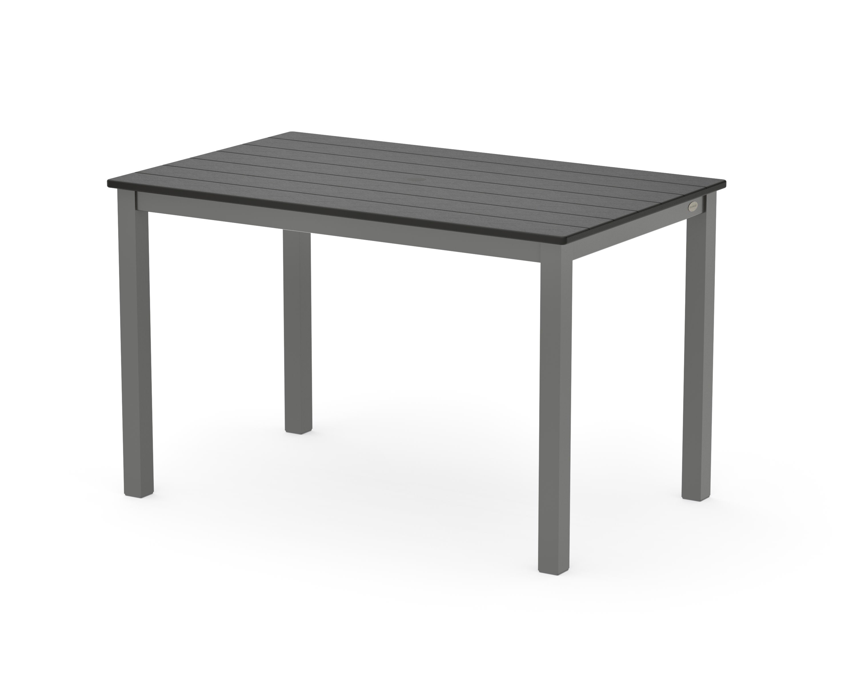 Main Street 30 x 48 Dining Table in Charcoal / Black