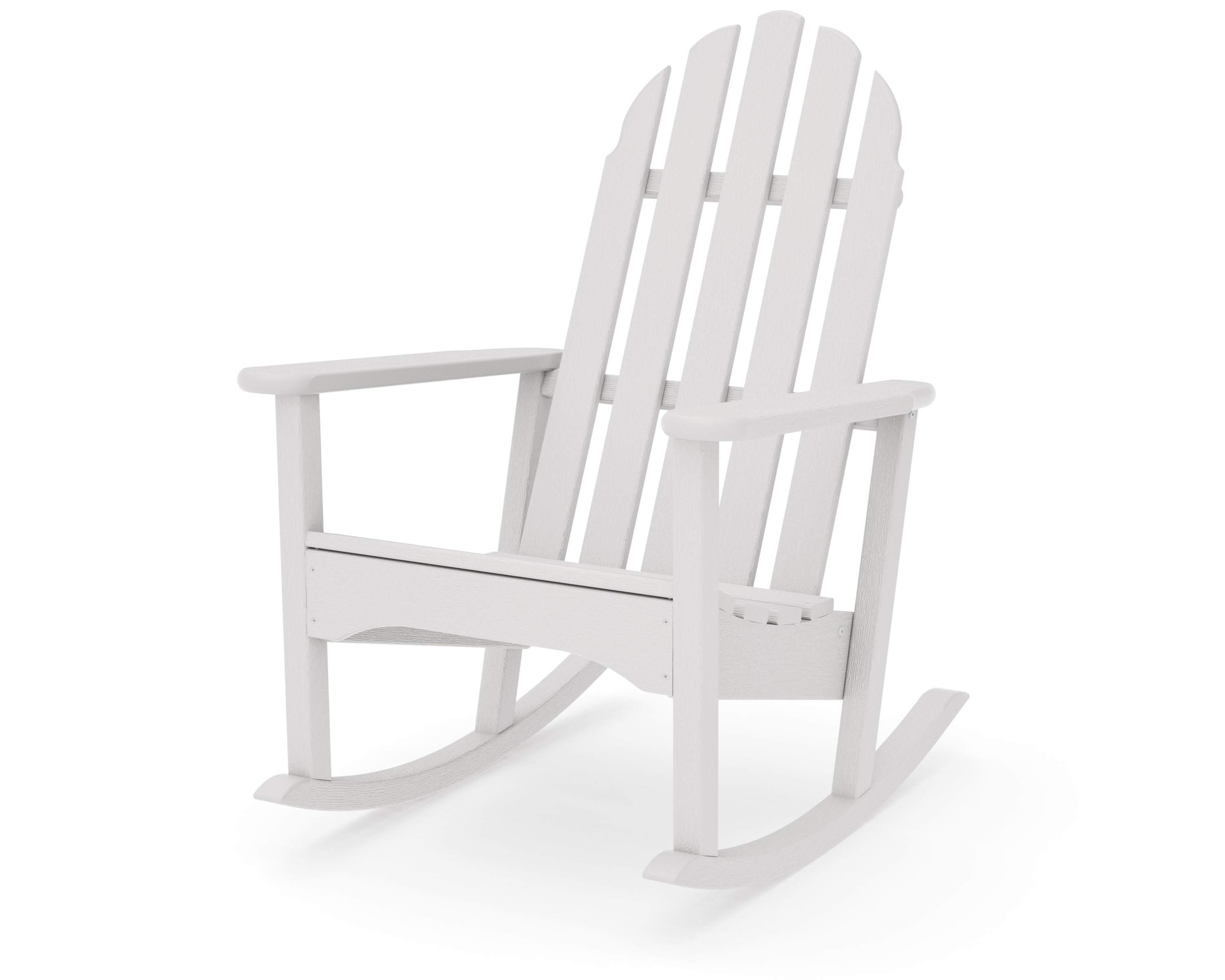 Classic Adirondack Rocking Chair in Vintage White