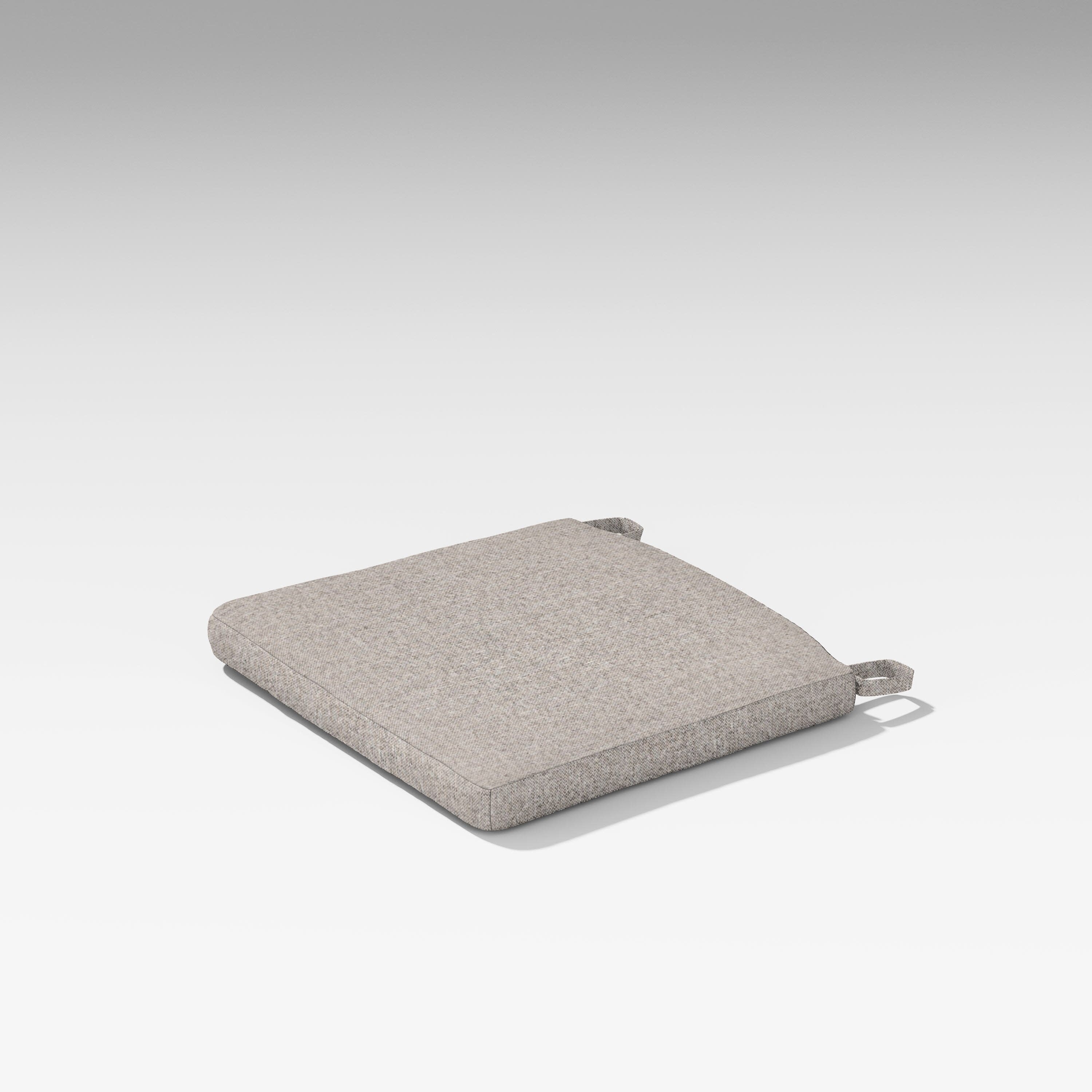 Estate Dining Seat Pad in Weathered Tweed