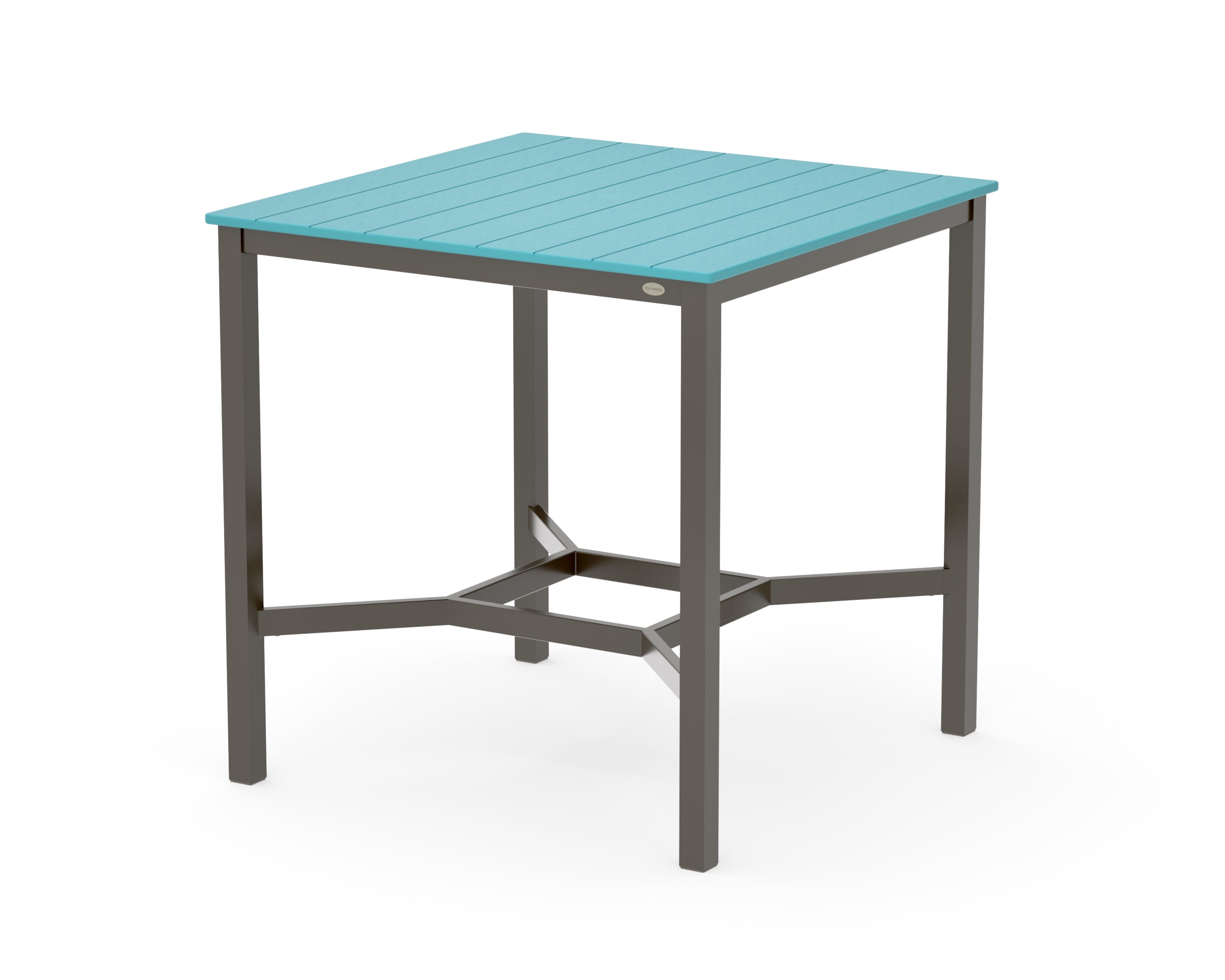 Main Street 42 x 42 Bar Table in Bronze / Aruba