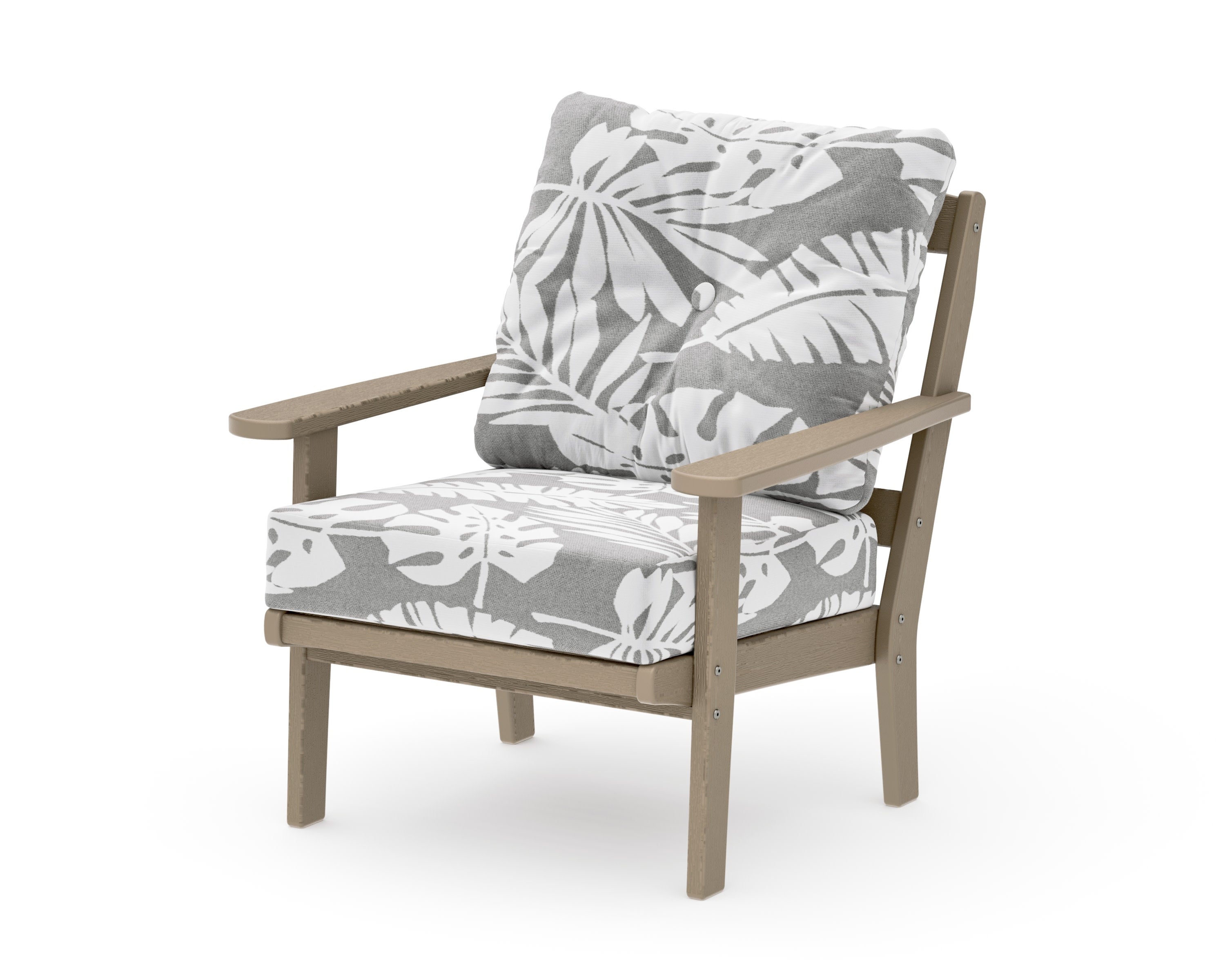 Mission Deep Seating Chair in Vintage Sahara / Leaf Grey Mist