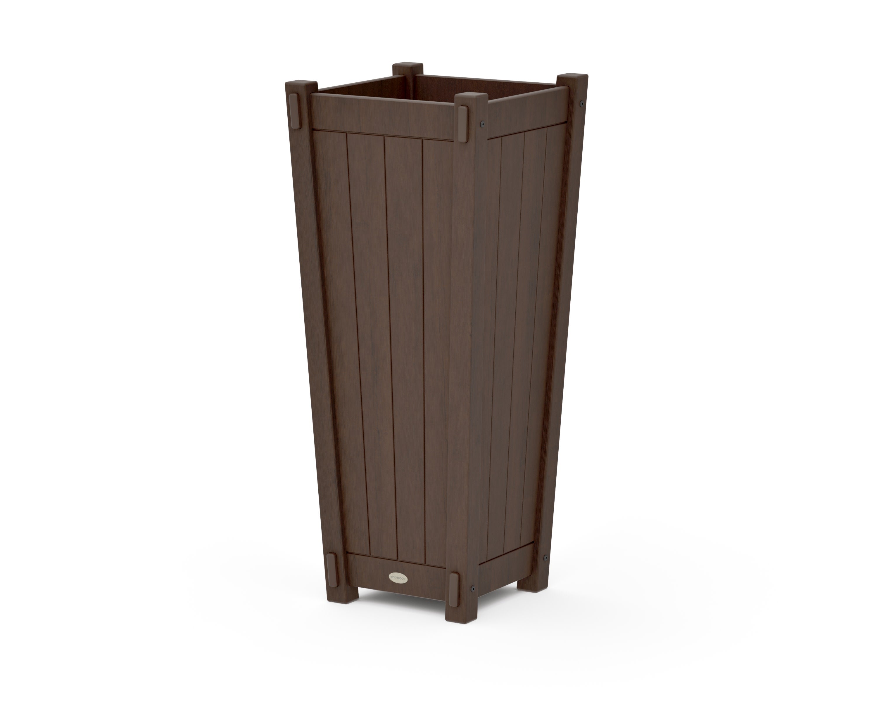 Vineyard Tapered Square Tall Planter Box in Kona