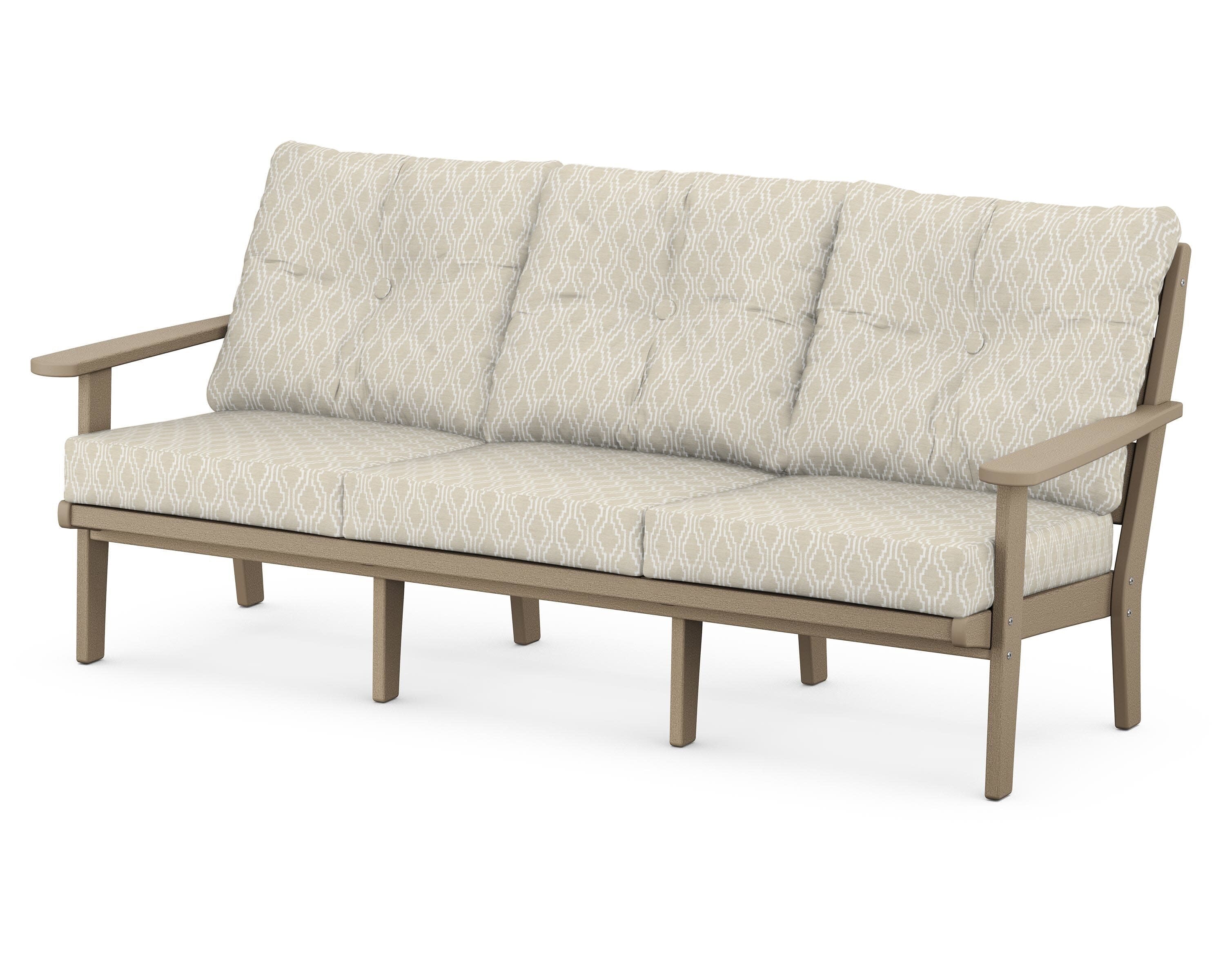 Lakeside Deep Seating Sofa in Vintage Sahara / Solve Linen