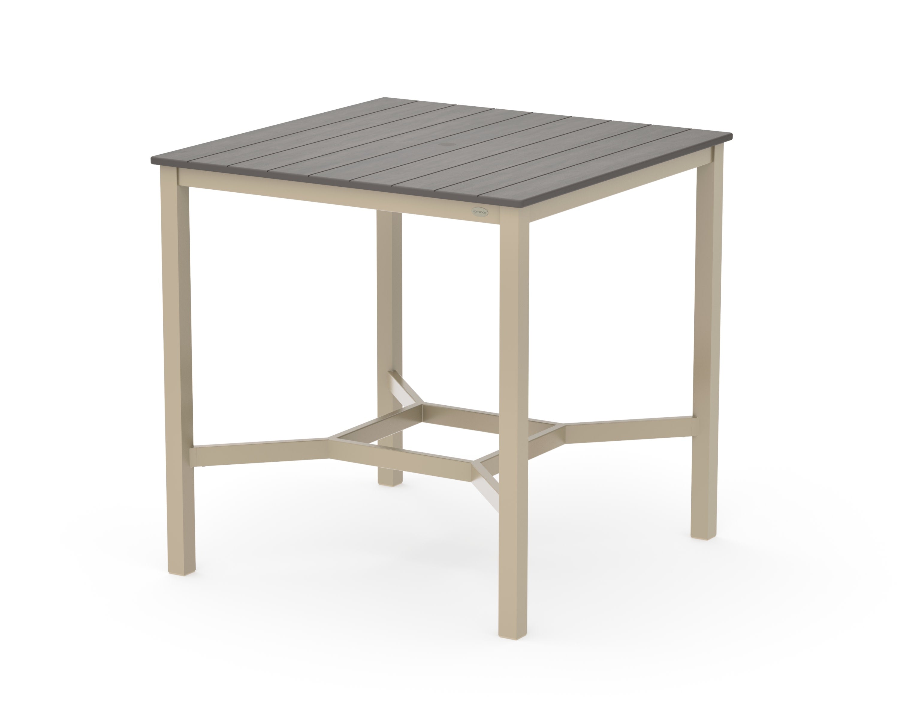Main Street 42 x 42 Bar Table in Sand / Driftwood