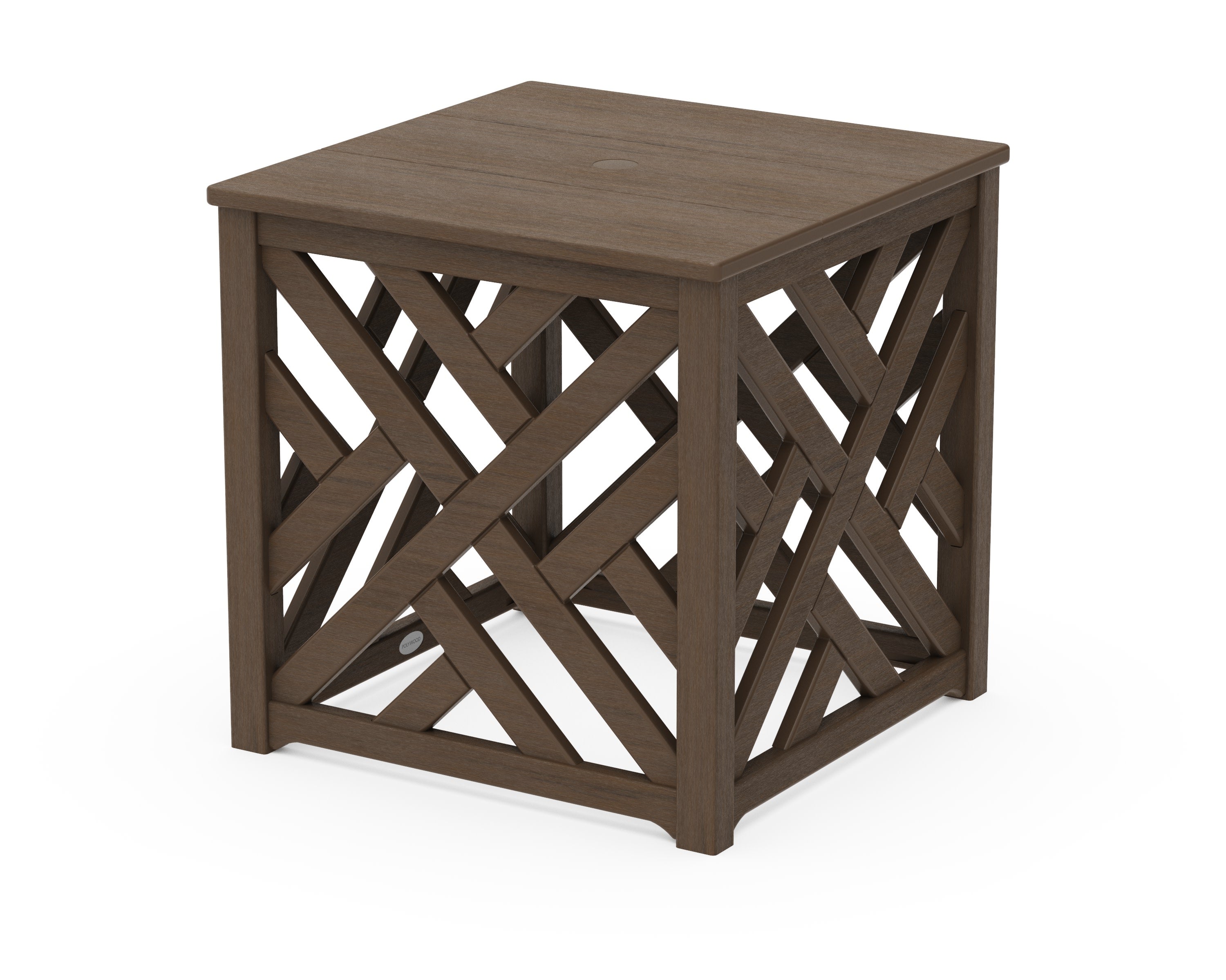 Chippendale Umbrella Stand Accent Table in Kona