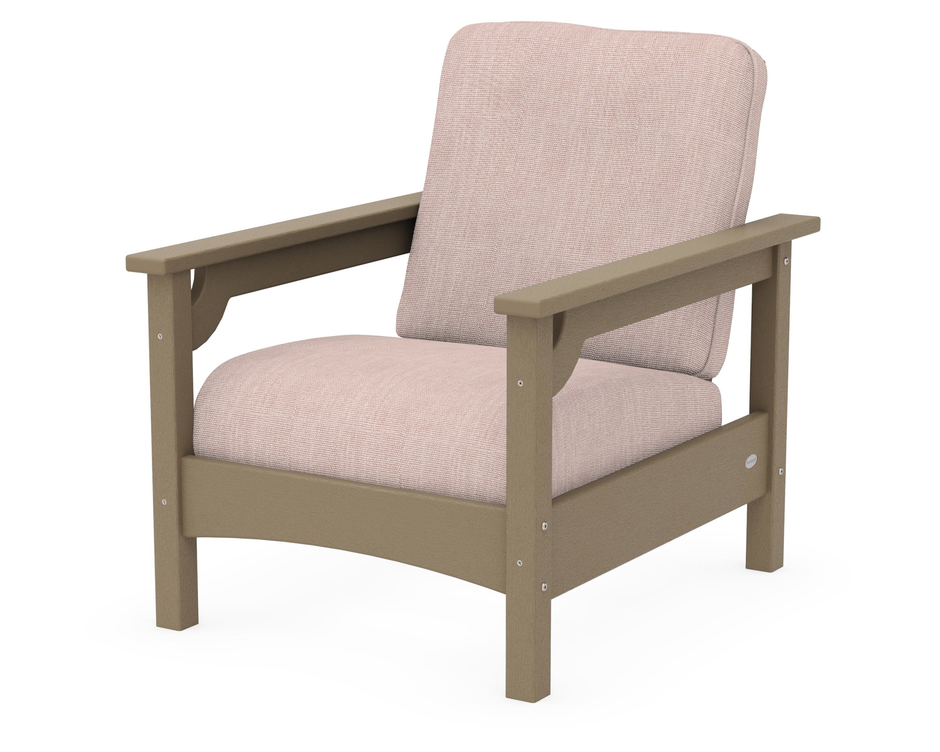 Club Chair in Vintage Sahara / Play Cameo