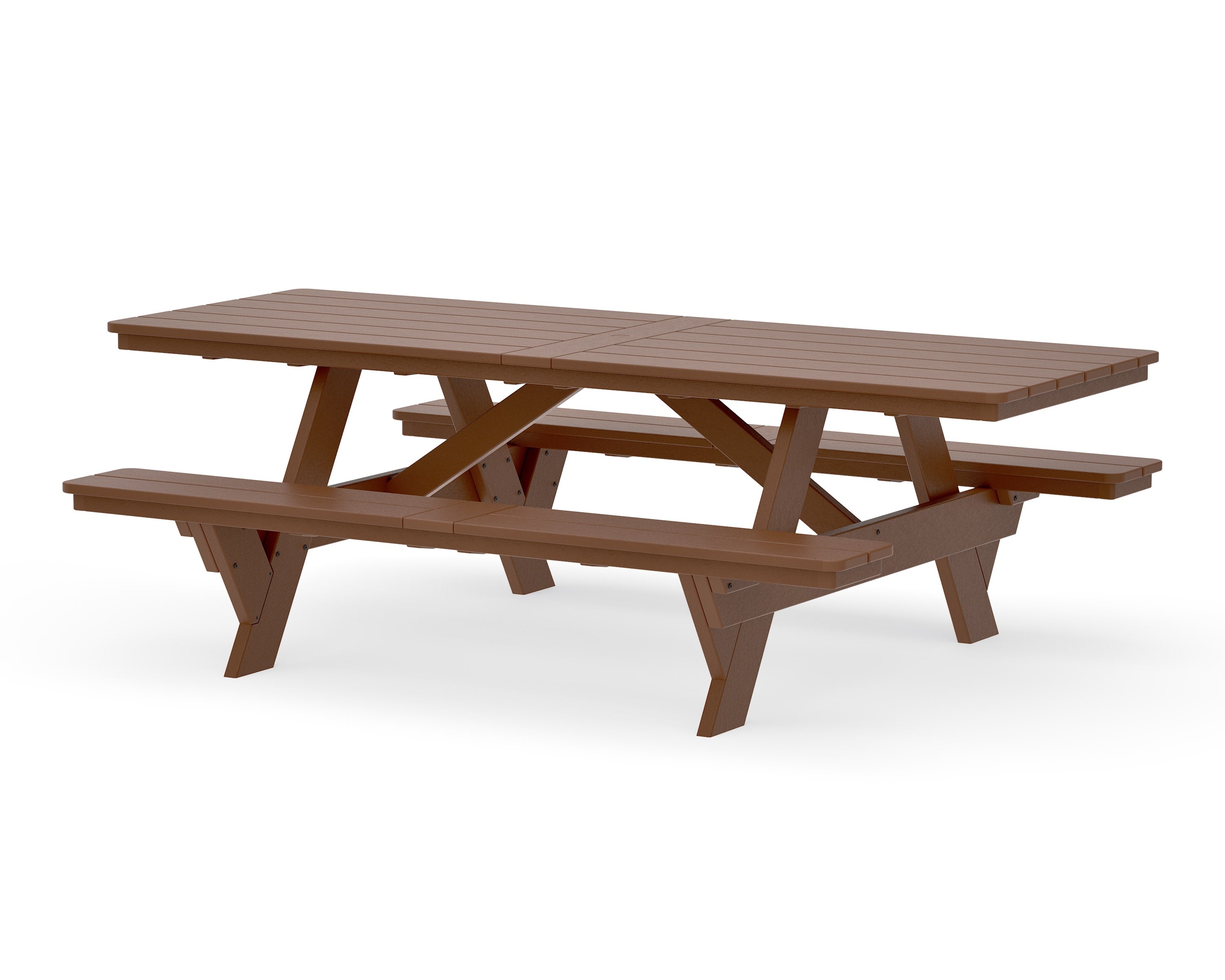Rockford 98 ADA Picnic Table in Teak