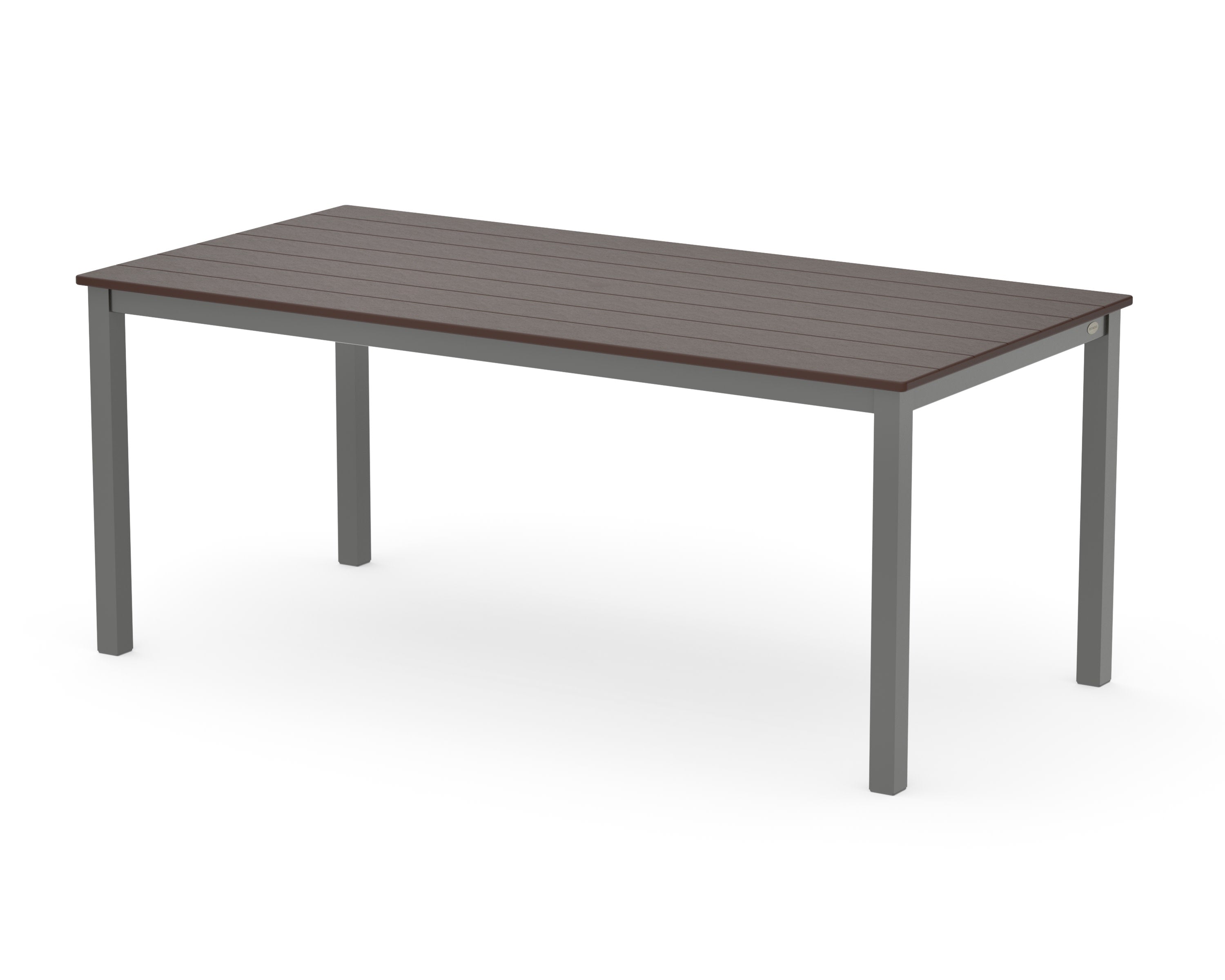 Main Street 36" x 72" Dining Table in Charcoal / Mahogany