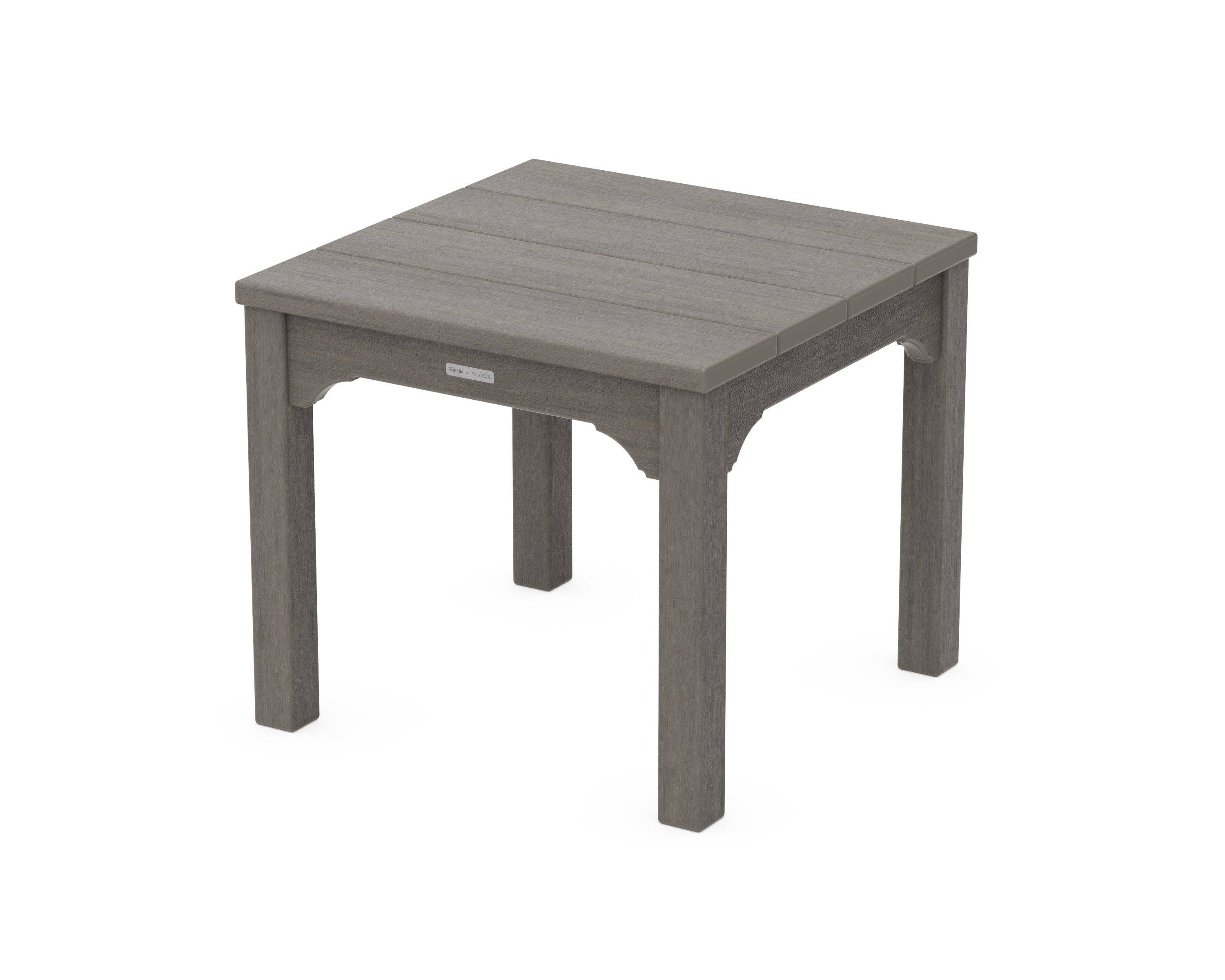 Chinoiserie End Table in Driftwood