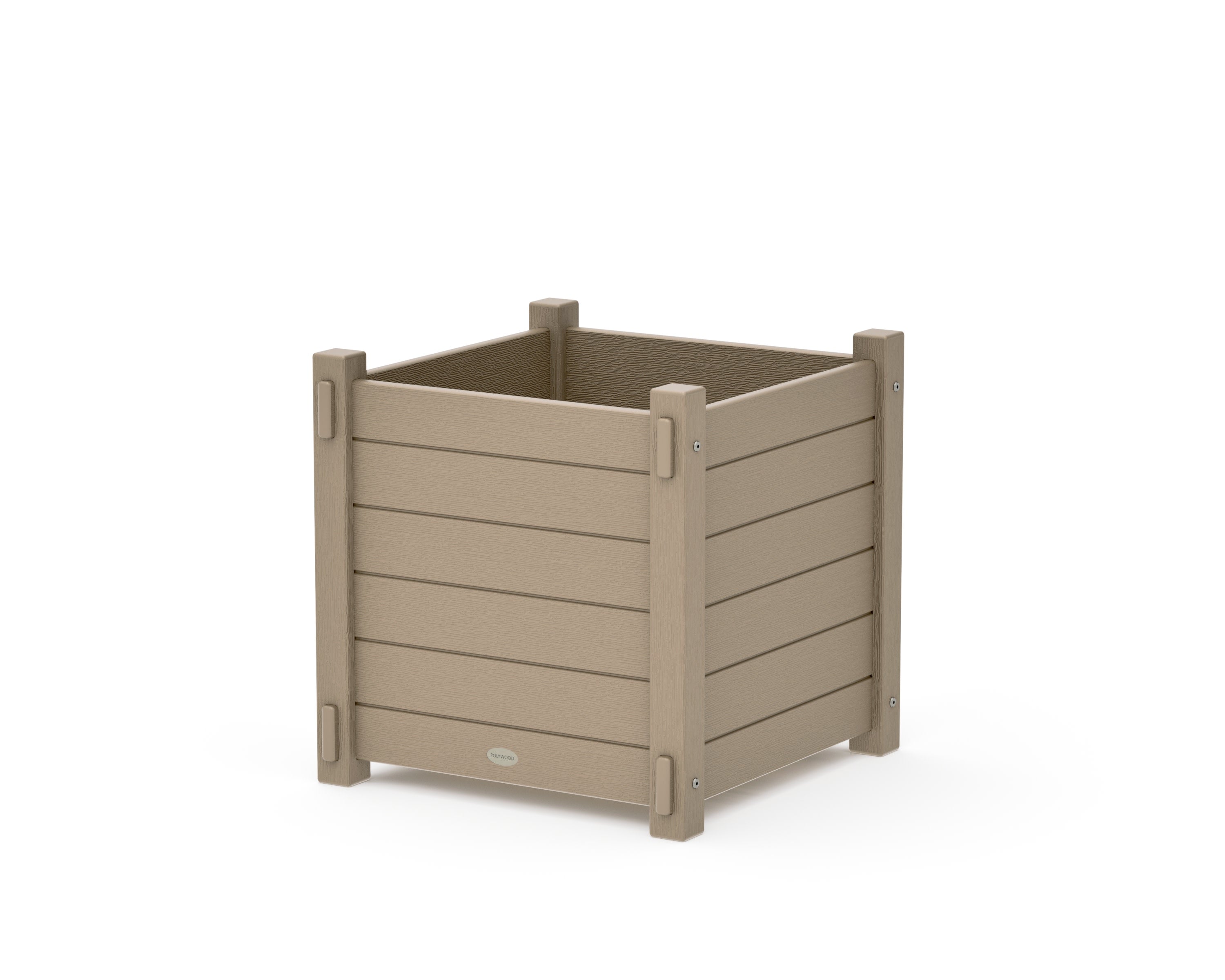 Nautical Large Square Planter Box in Vintage Sahara