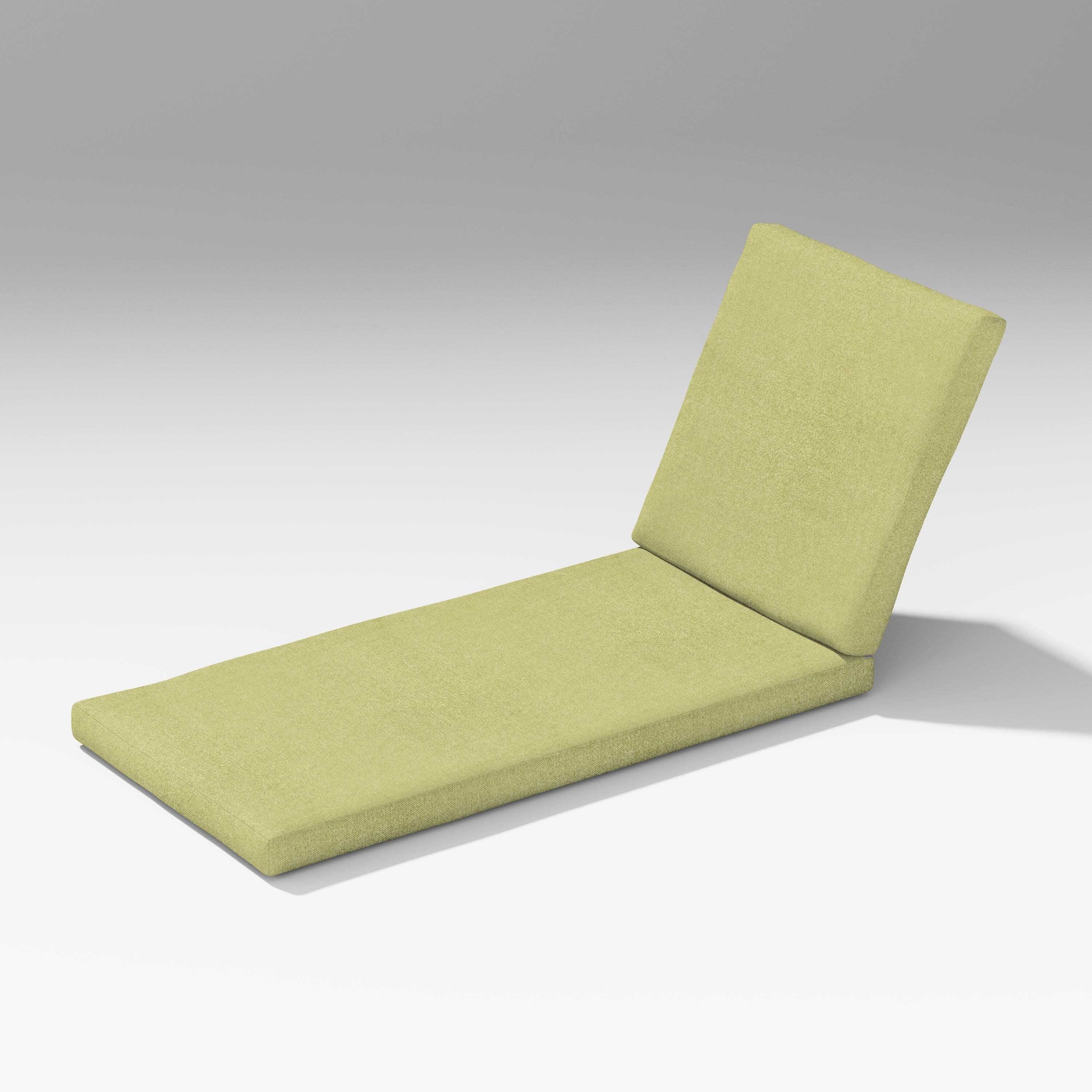 Elevate Chaise Lounge Cushion in Chartreuse Boucle