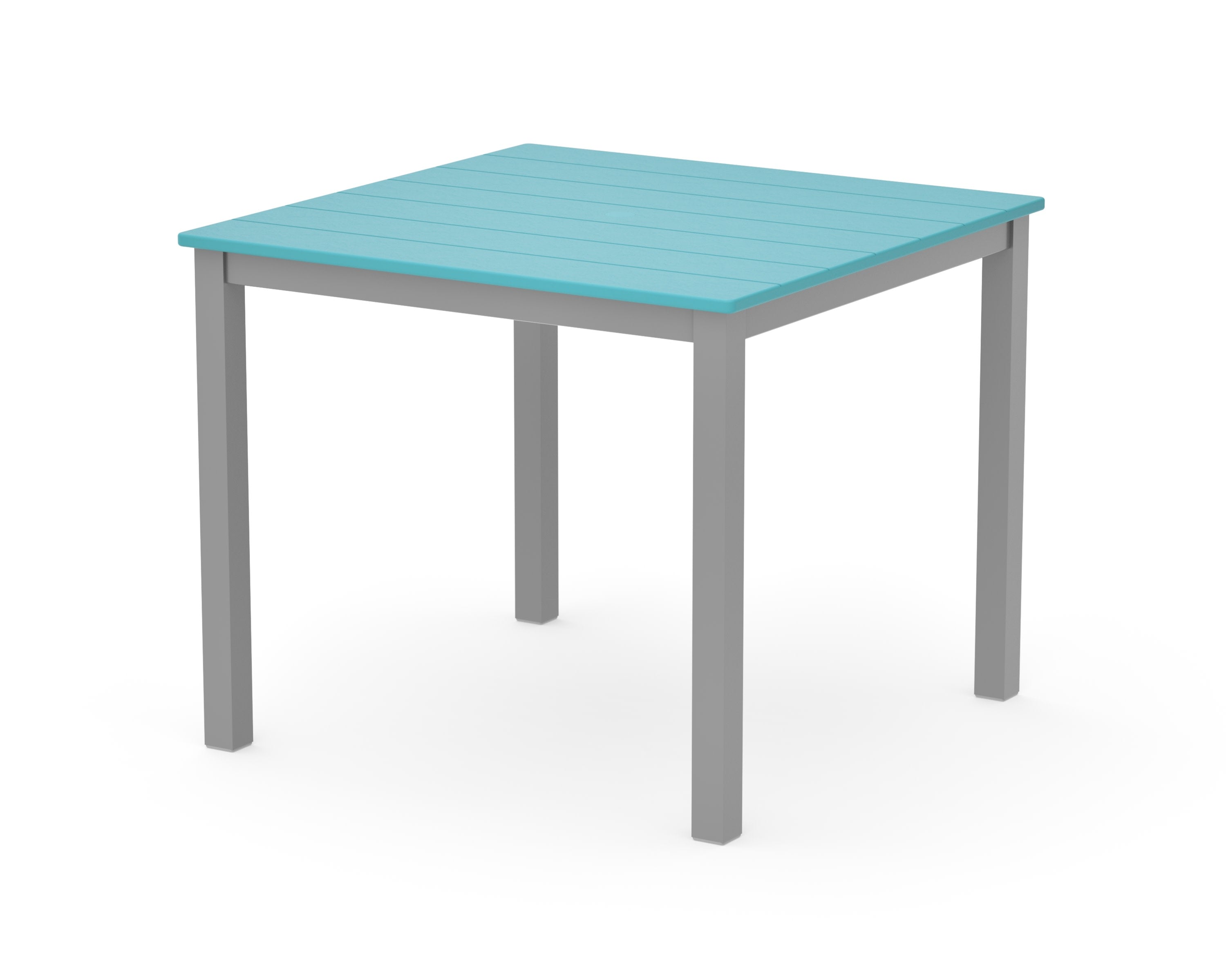 Main Street 36" x 36" Dining Table in Silver / Aruba