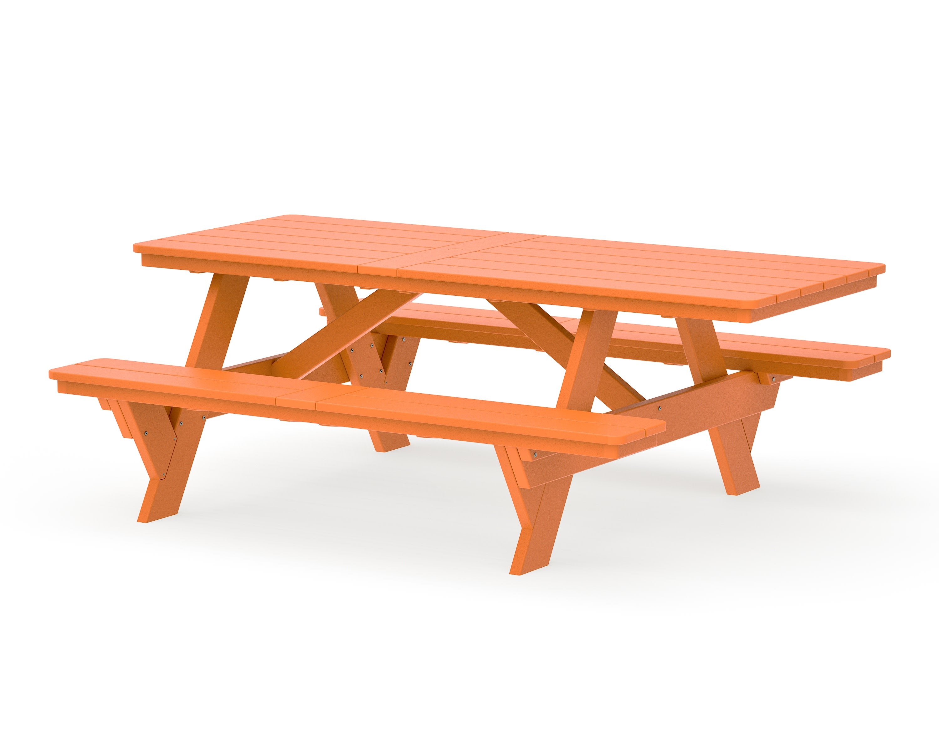 Rockford 85 ADA Picnic Table in Tangerine