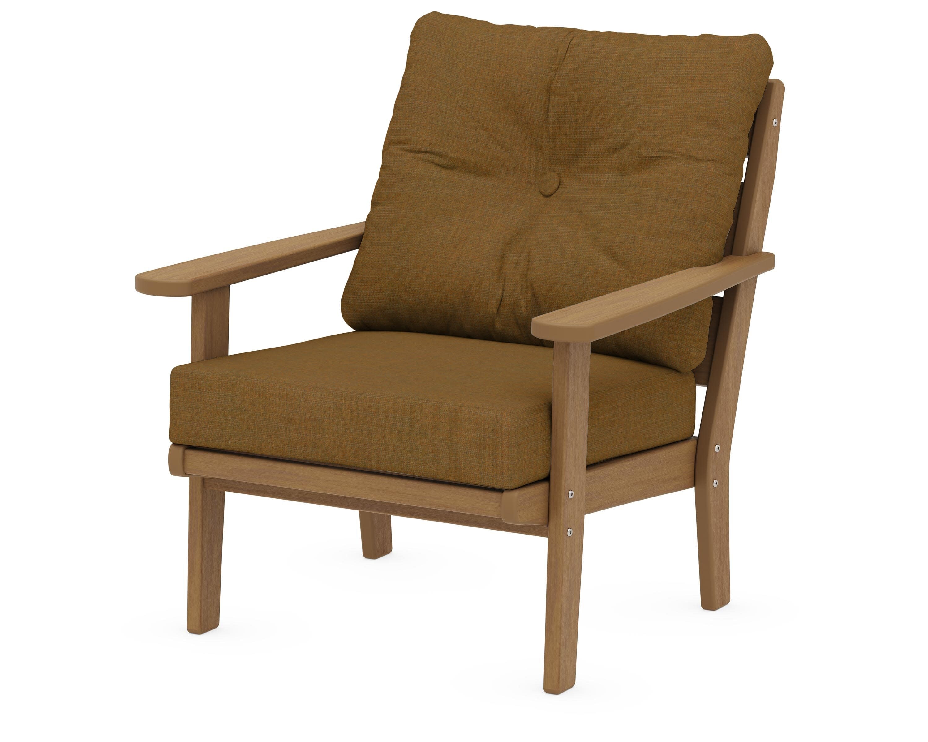 Lakeside Deep Seating Chair in Natural / Exhale Teak