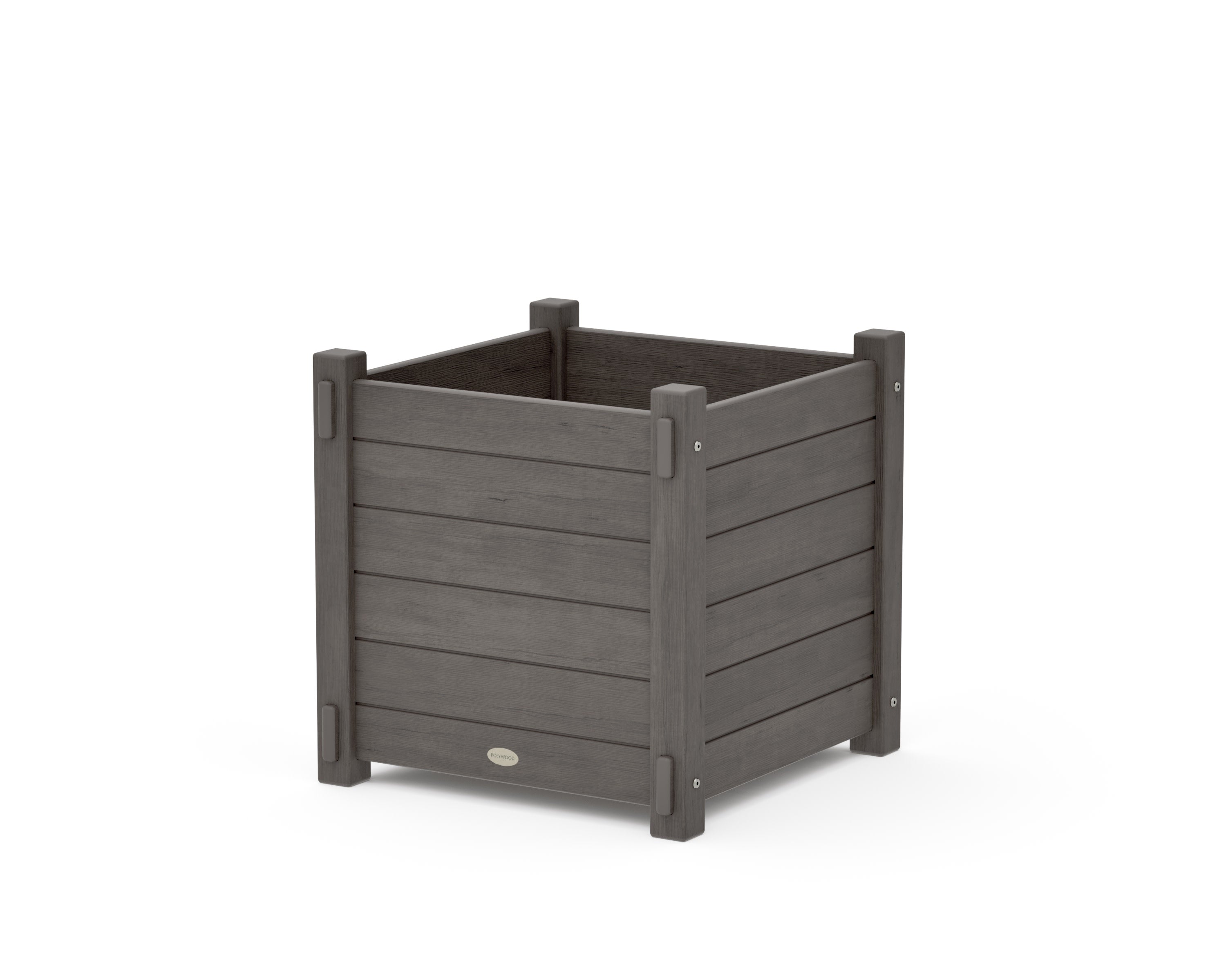 Nautical Large Square Planter Box in Driftwood