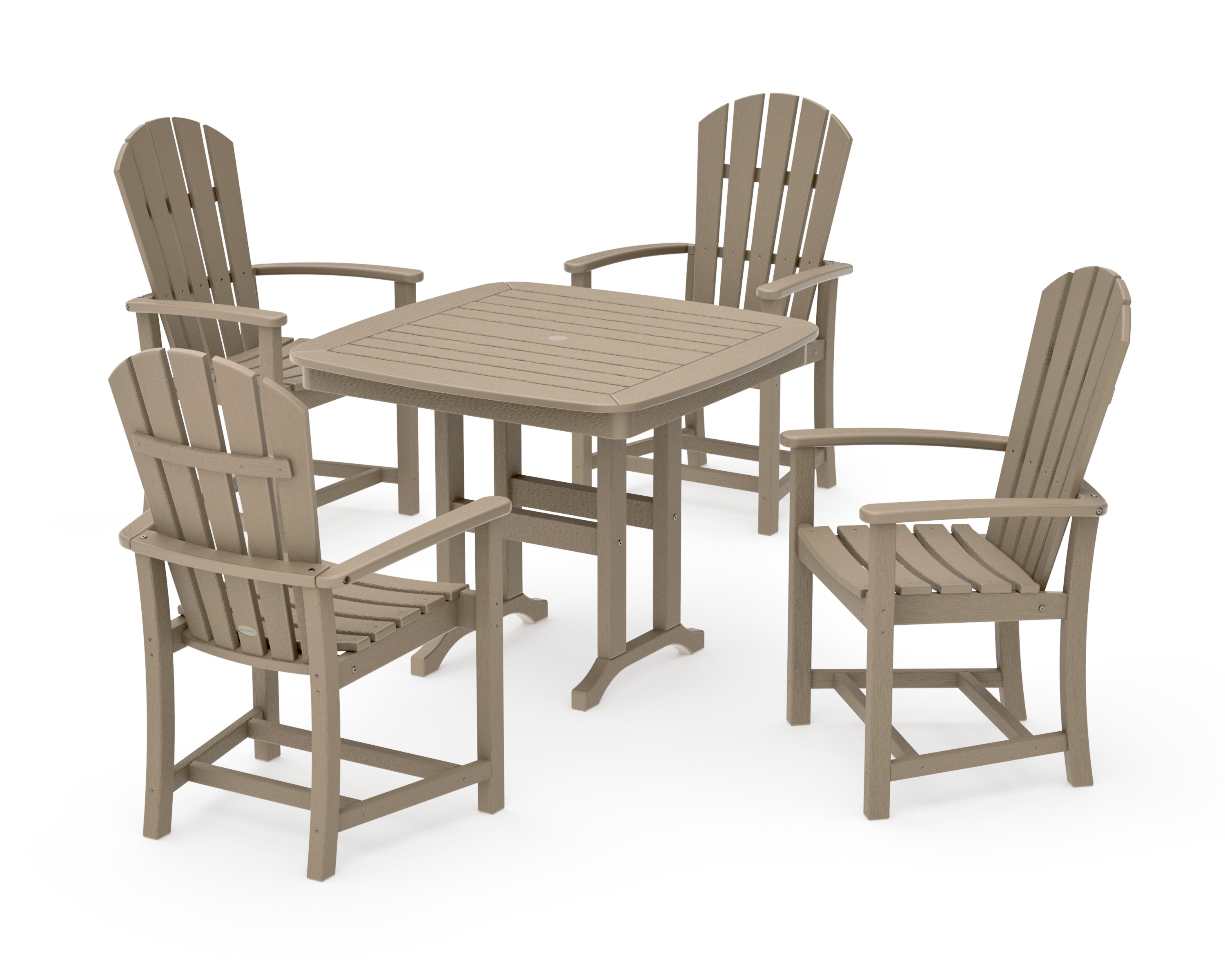 Palm Coast 5-Piece Dining Set in Vintage Sahara