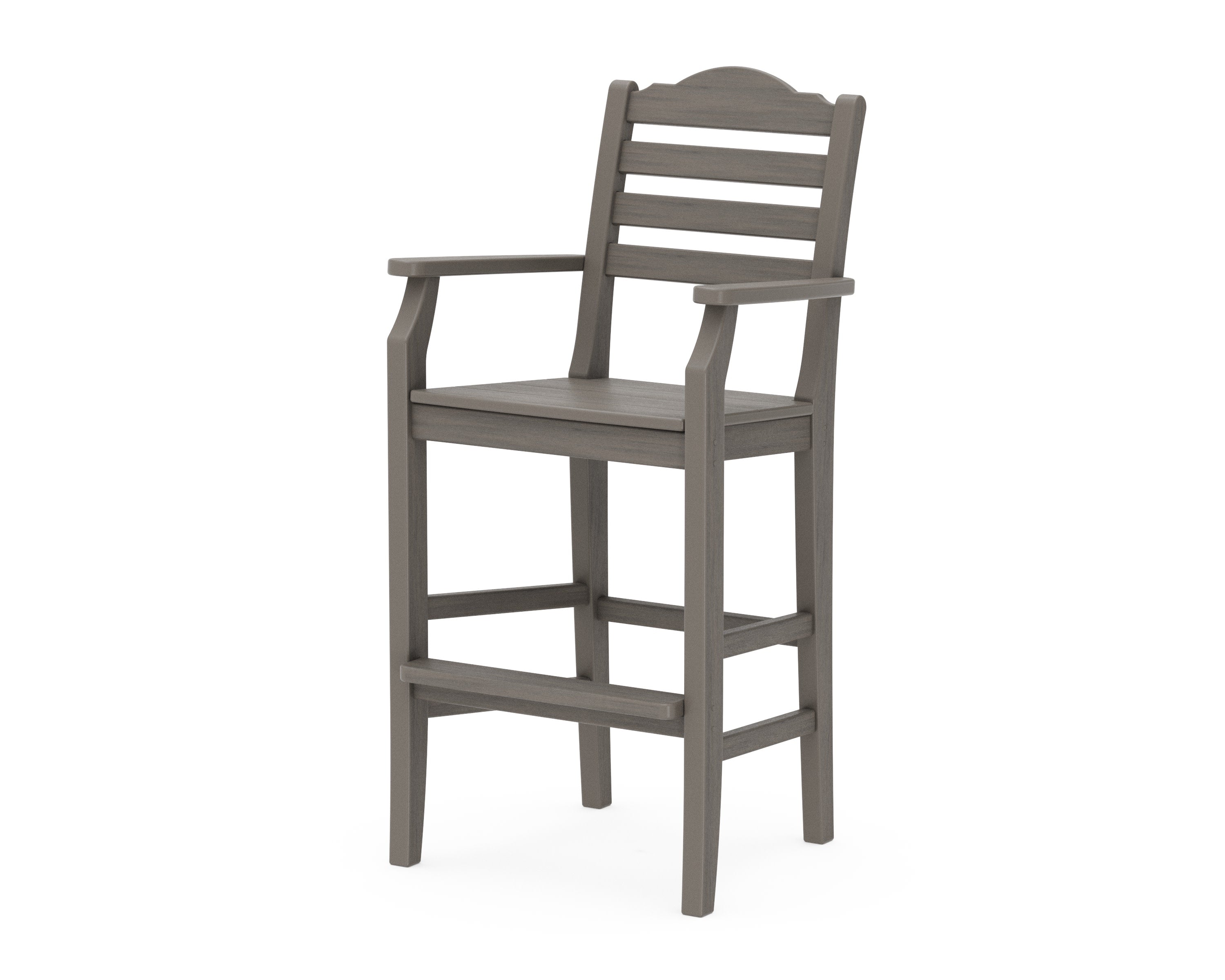 Savannah Bar Arm Chair in Driftwood