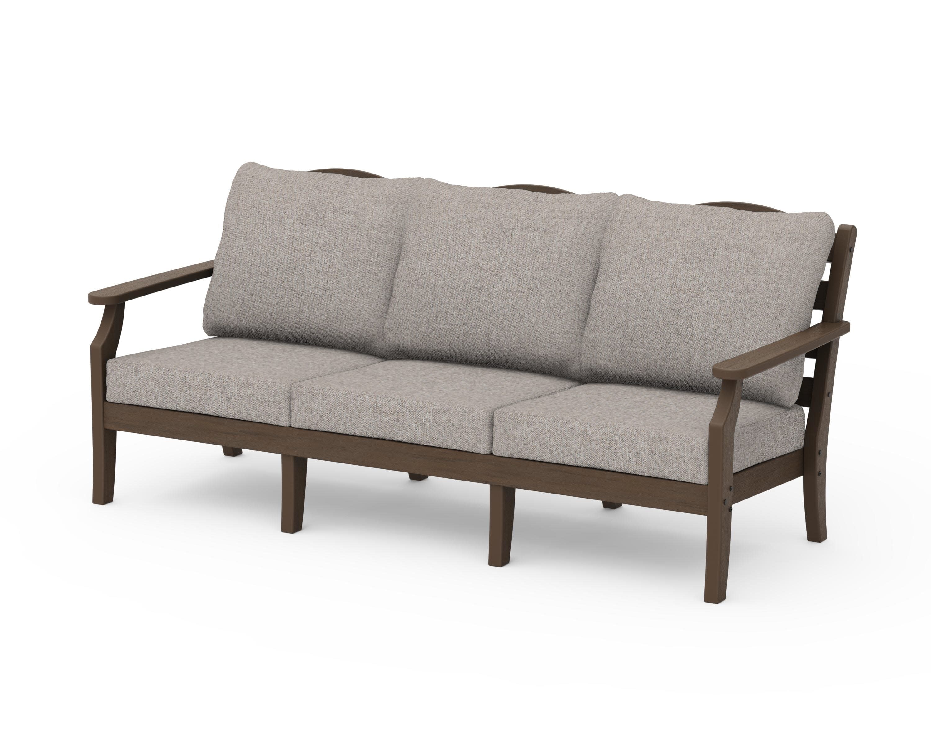 Savannah Deep Seating Sofa in Kona / Weathered Tweed