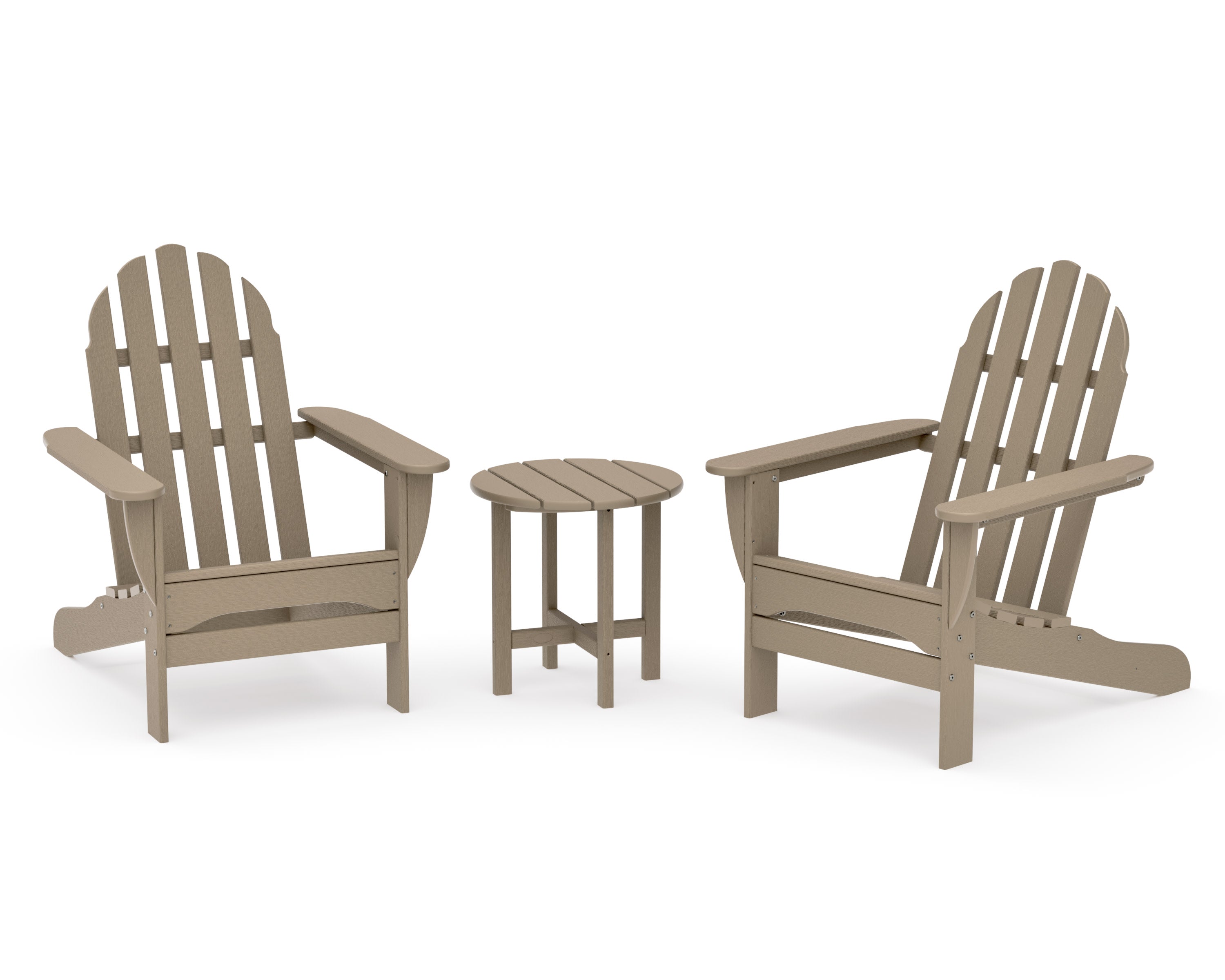 Classic Adirondack 3-Piece Set in Vintage Sahara