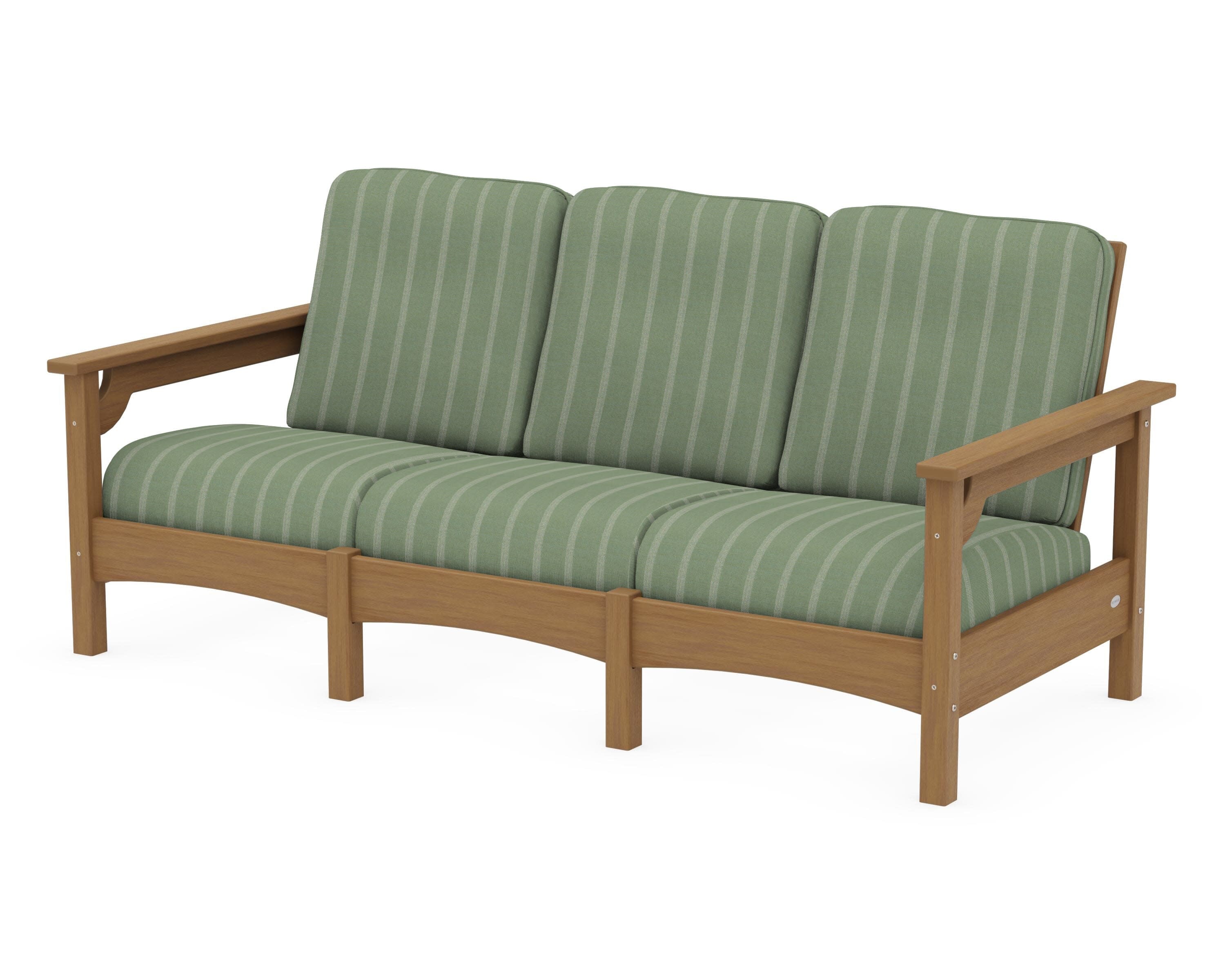 Club Sofa in Natural / Unwind Rainwashed