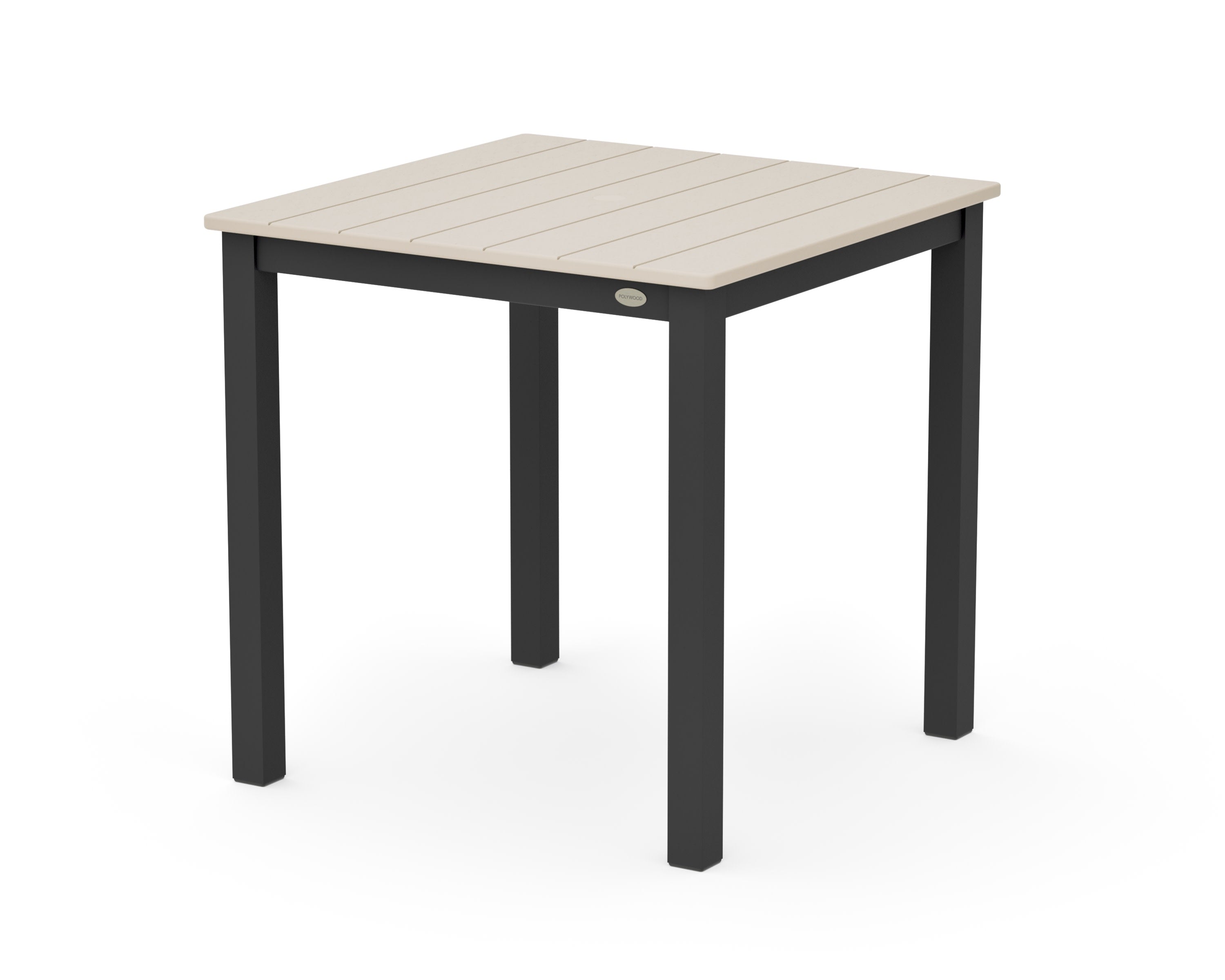 Main Street 30 x 30 Dining Table in Black / Sand