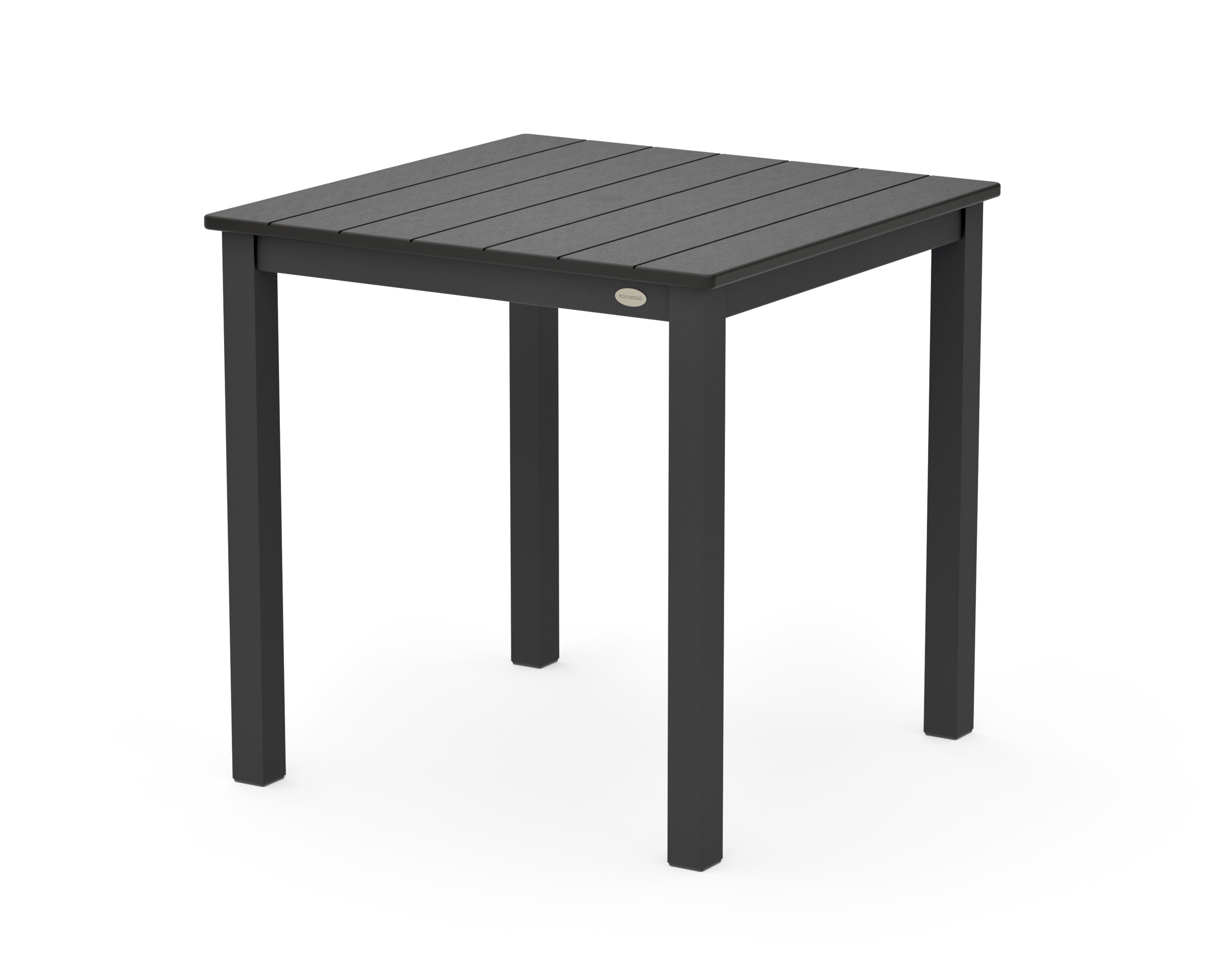 Main Street 30 x 30 Dining Table in Black / Black