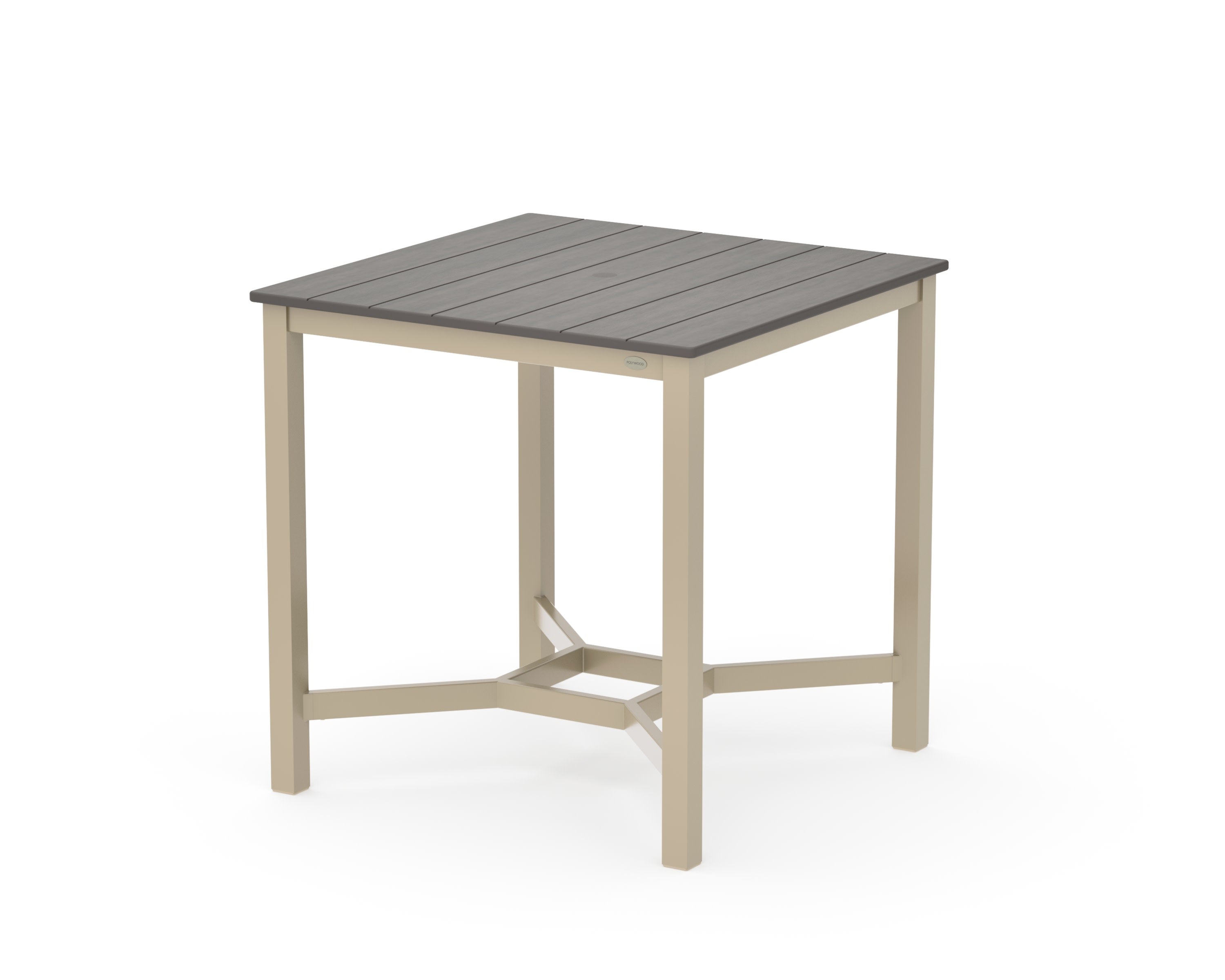 Main Street 36 x 36 Counter Table in Sand / Driftwood