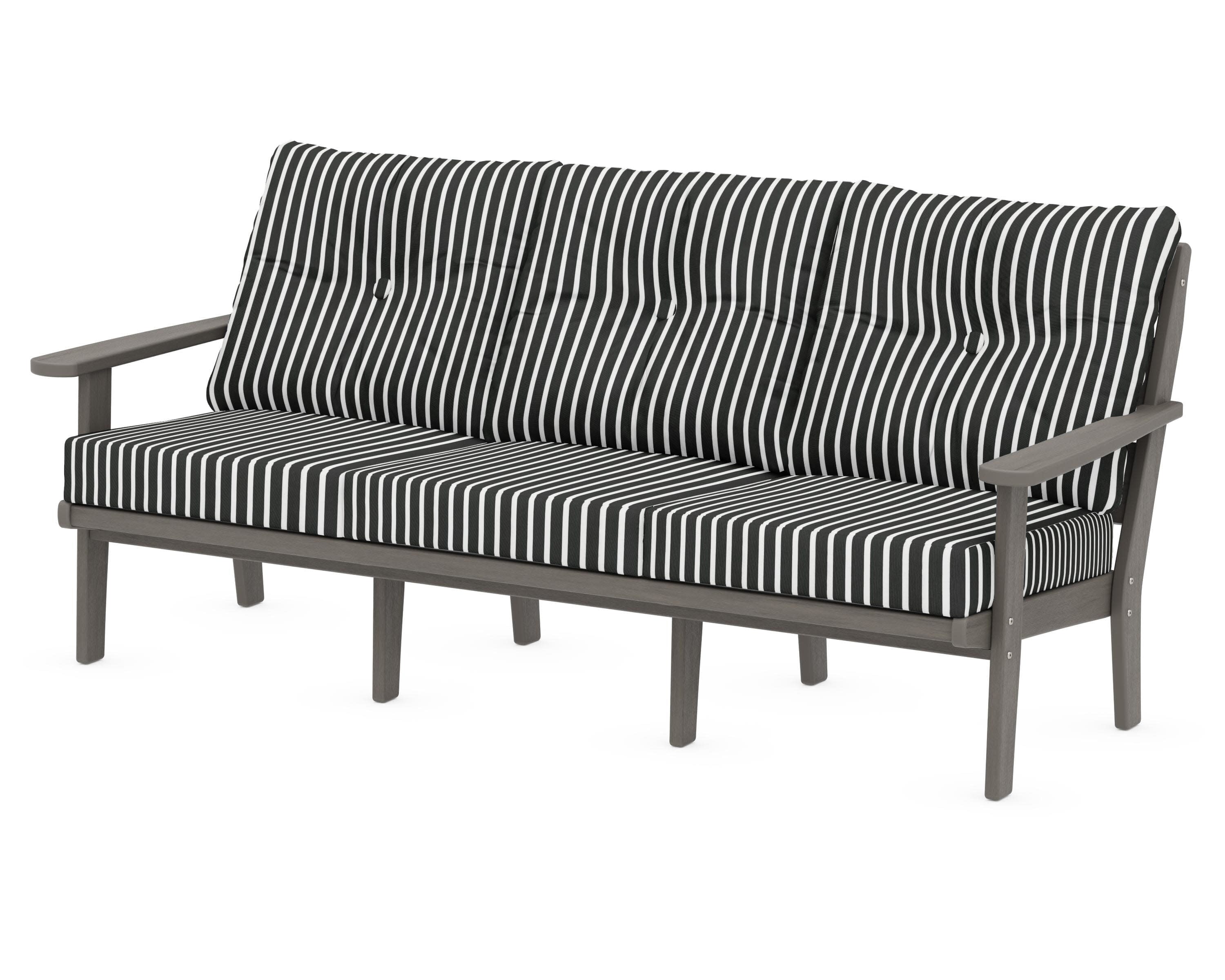 Lakeside Deep Seating Sofa in Driftwood / Shore Classic