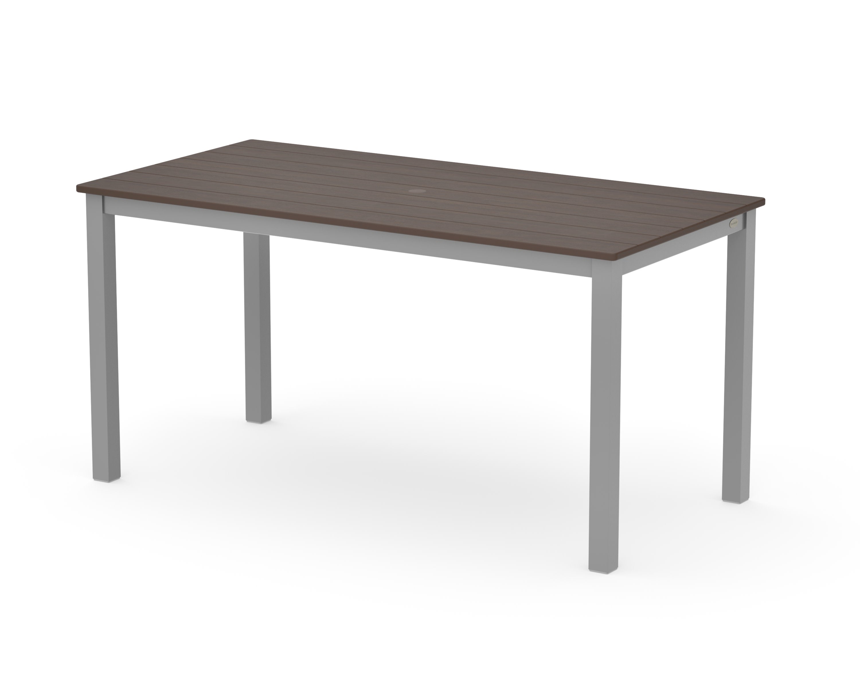 Main Street 30 x 60 Dining Table in Silver / Kona