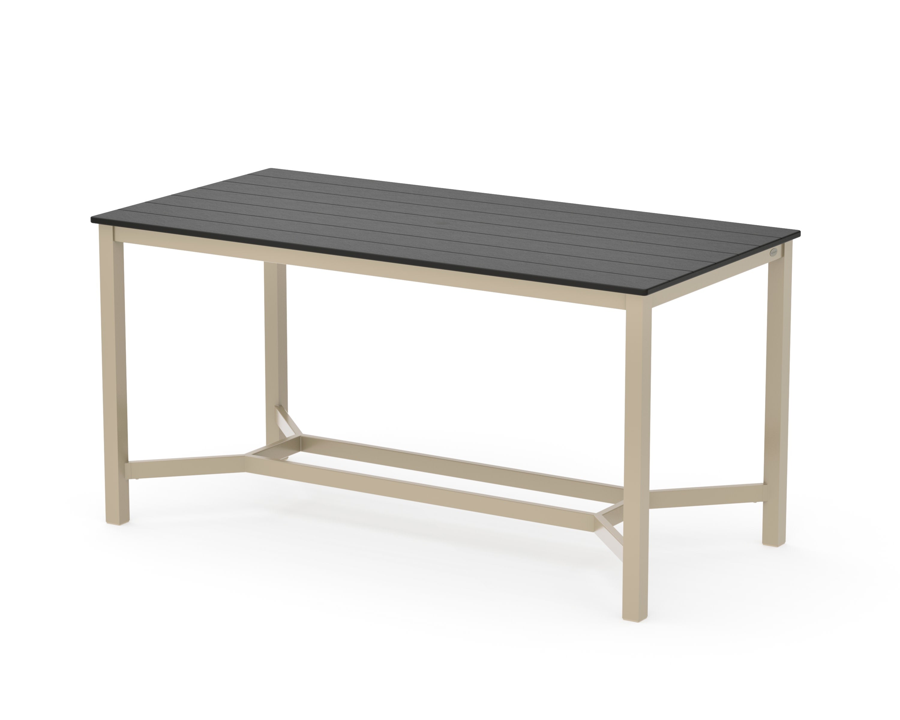 Main Street 36 x 72 Counter Table in Sand / Black