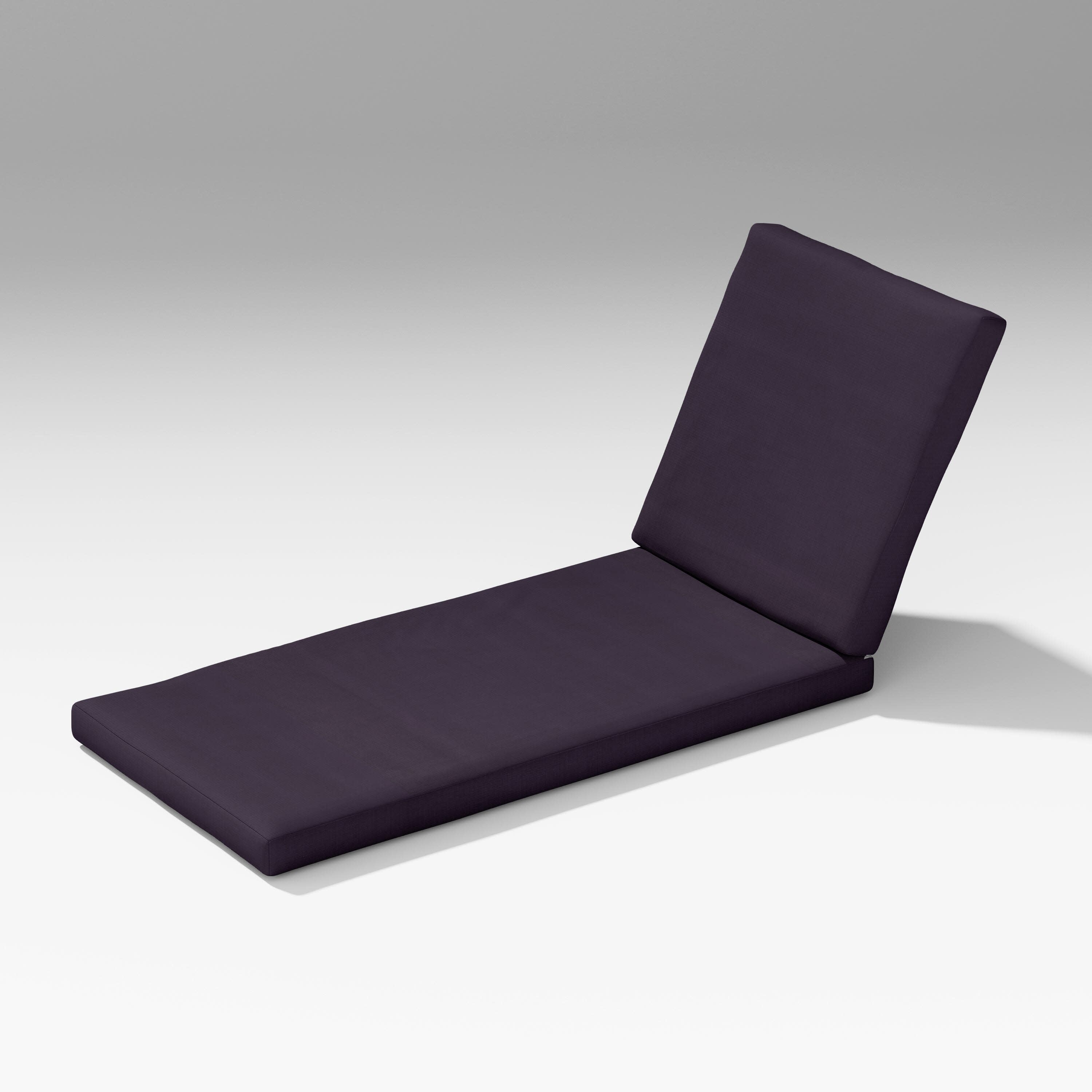 Latitude Chaise Lounge Full Cushion in Navy Linen