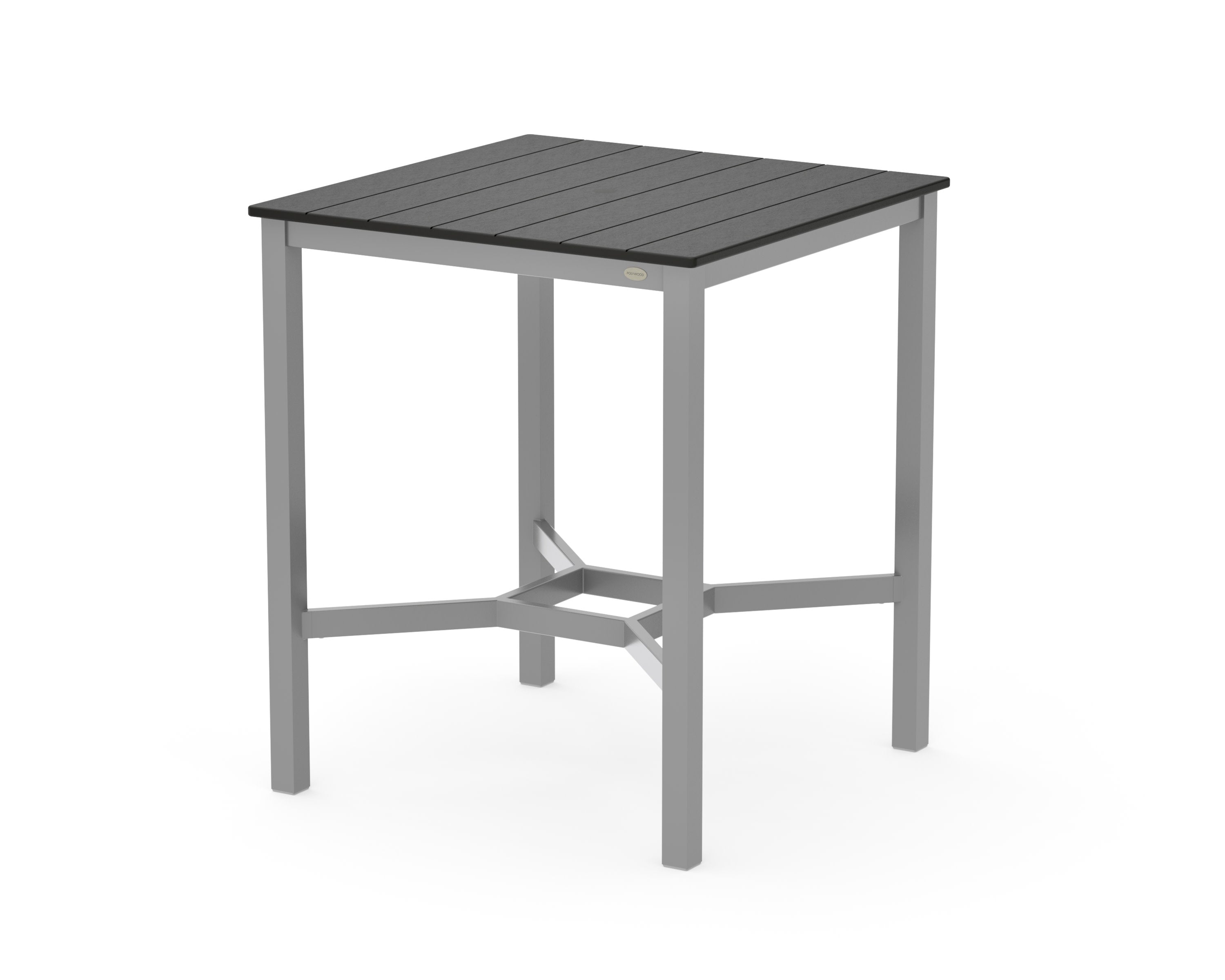 Main Street 36 x 36 Bar Table in Sand / Black