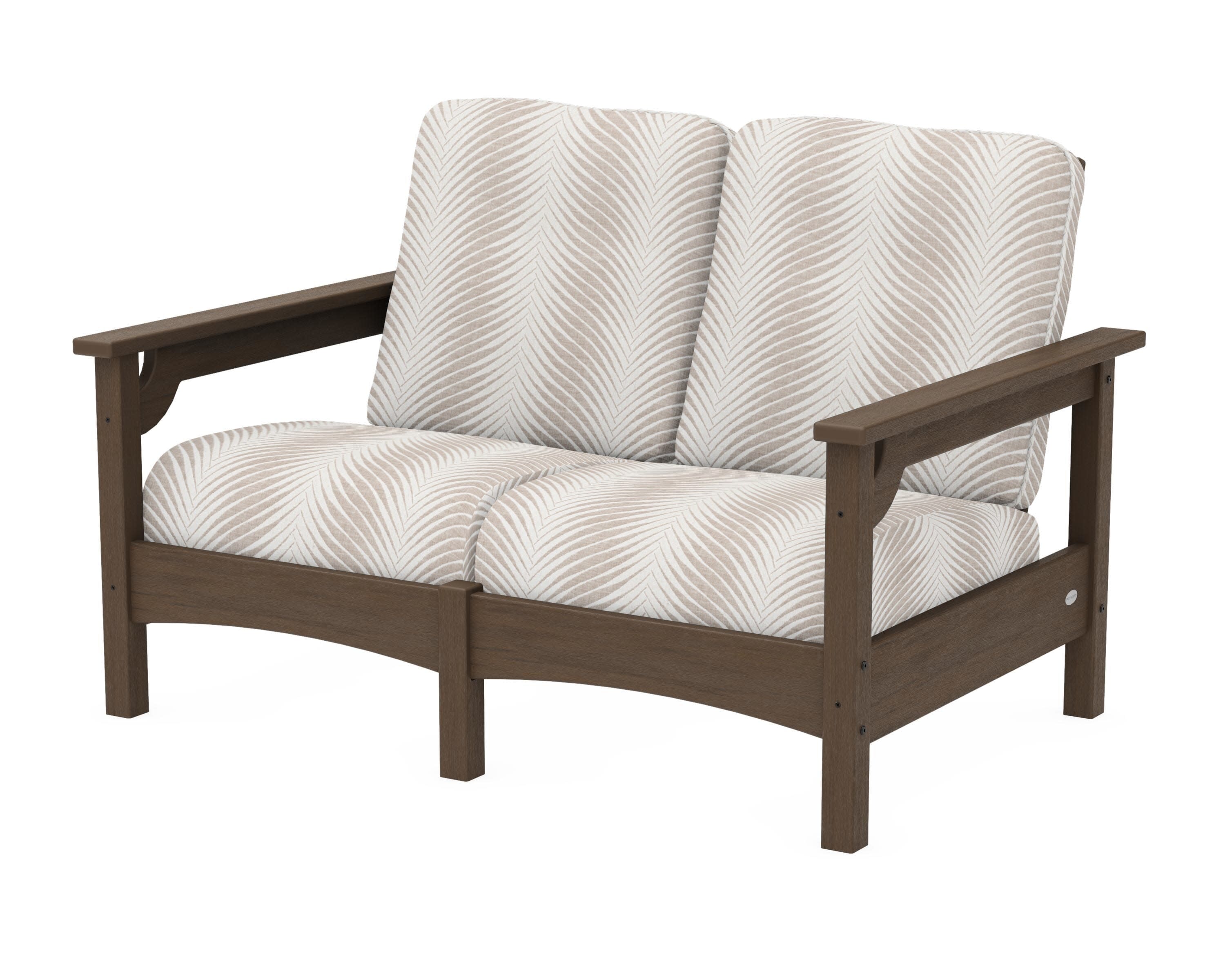 Club Loveseat in Kona / Clock Out Cloud