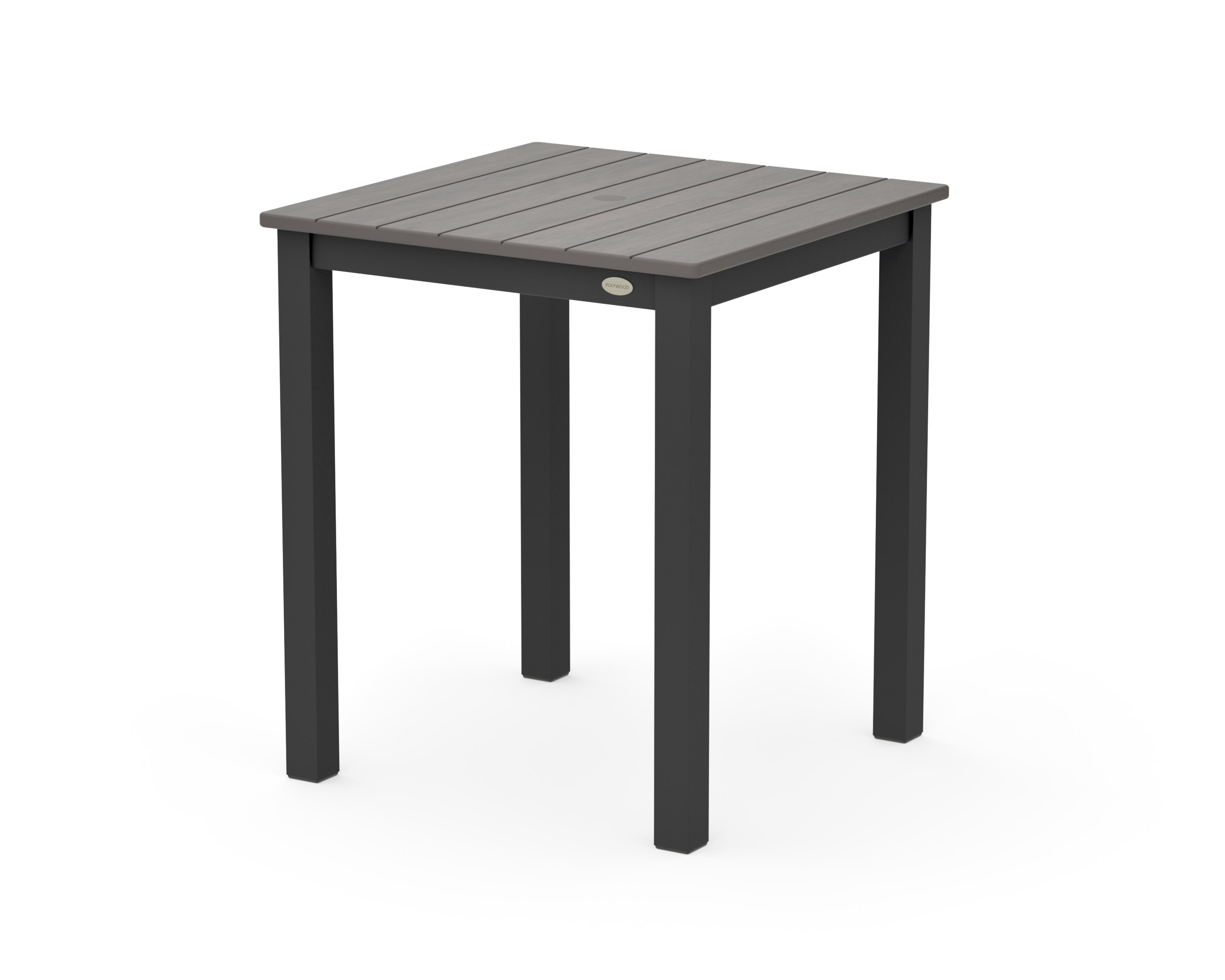 Main Street 26 x 26 Dining Table in Black / Driftwood