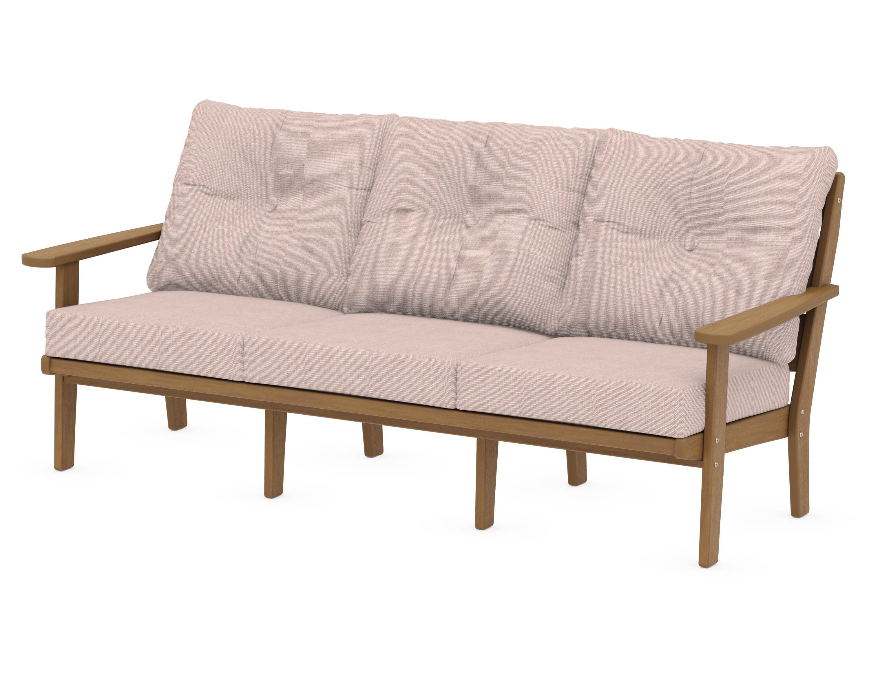 Lakeside Deep Seating Sofa in Natural / Play Cameo