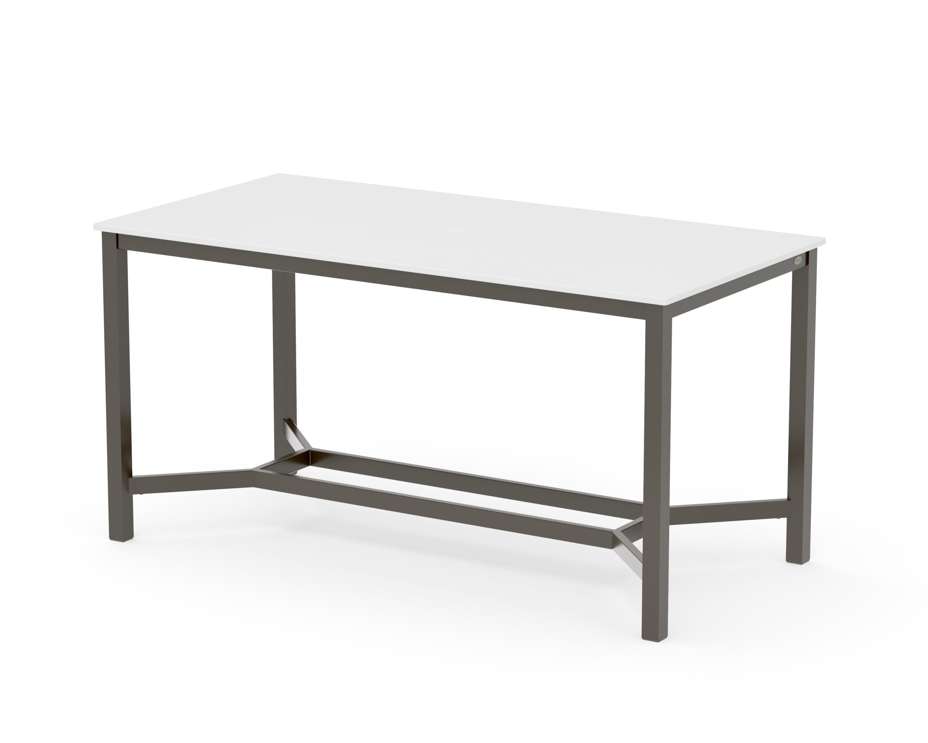 Main Street 36 x 72 Counter Table in Bronze / White