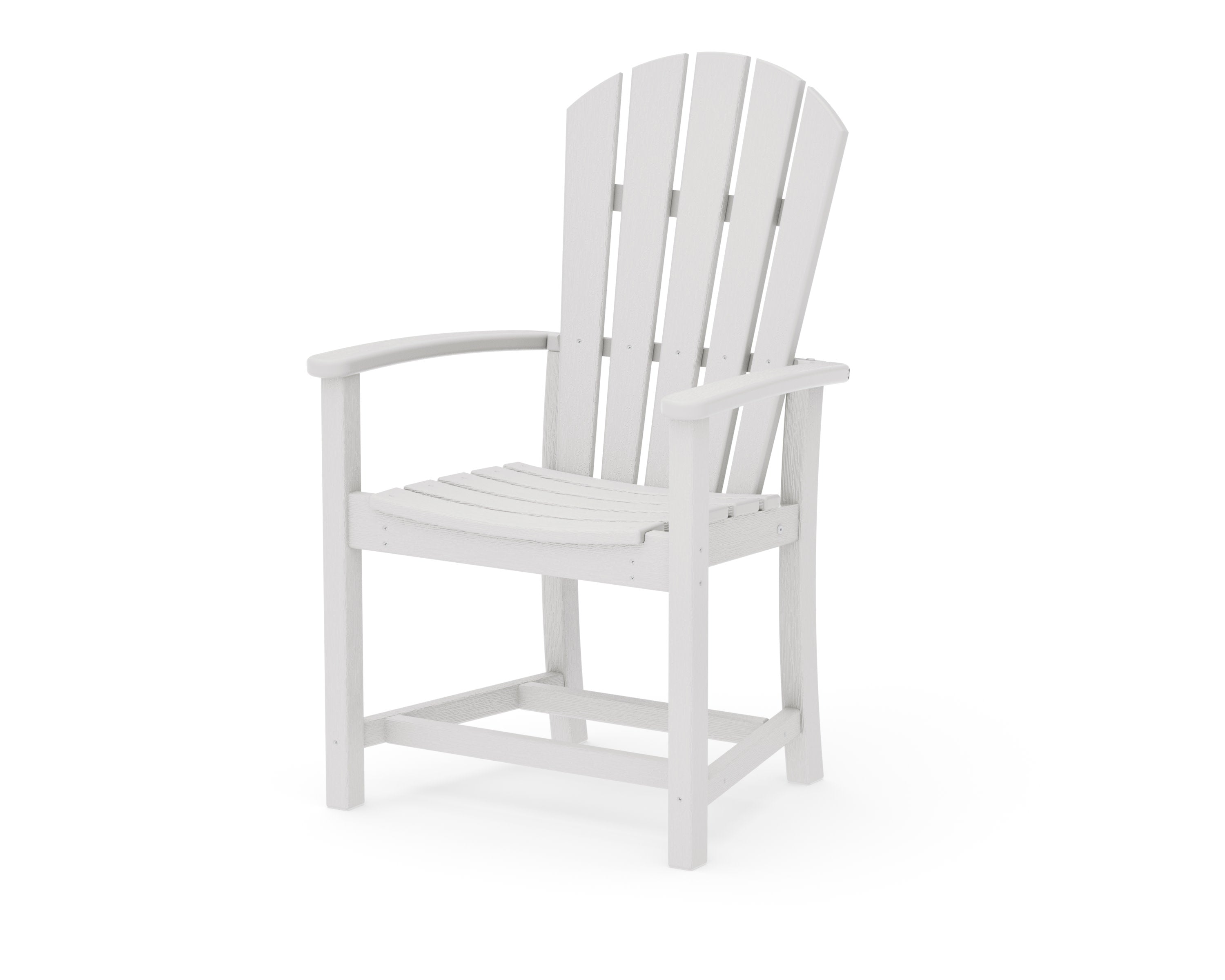 Palm Coast Upright Adirondack Chair in Vintage White