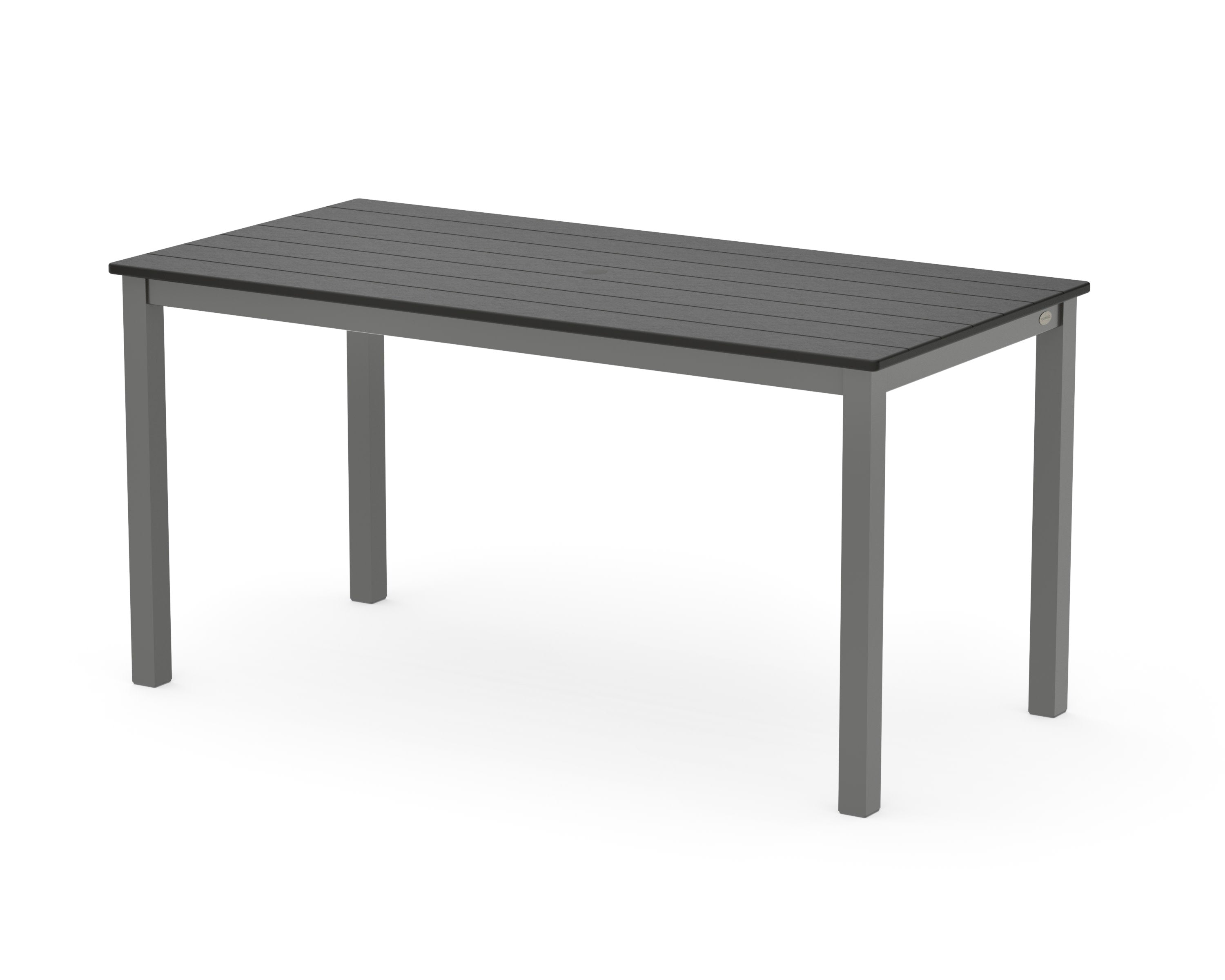 Main Street 30 x 60 Dining Table in Charcoal / Black