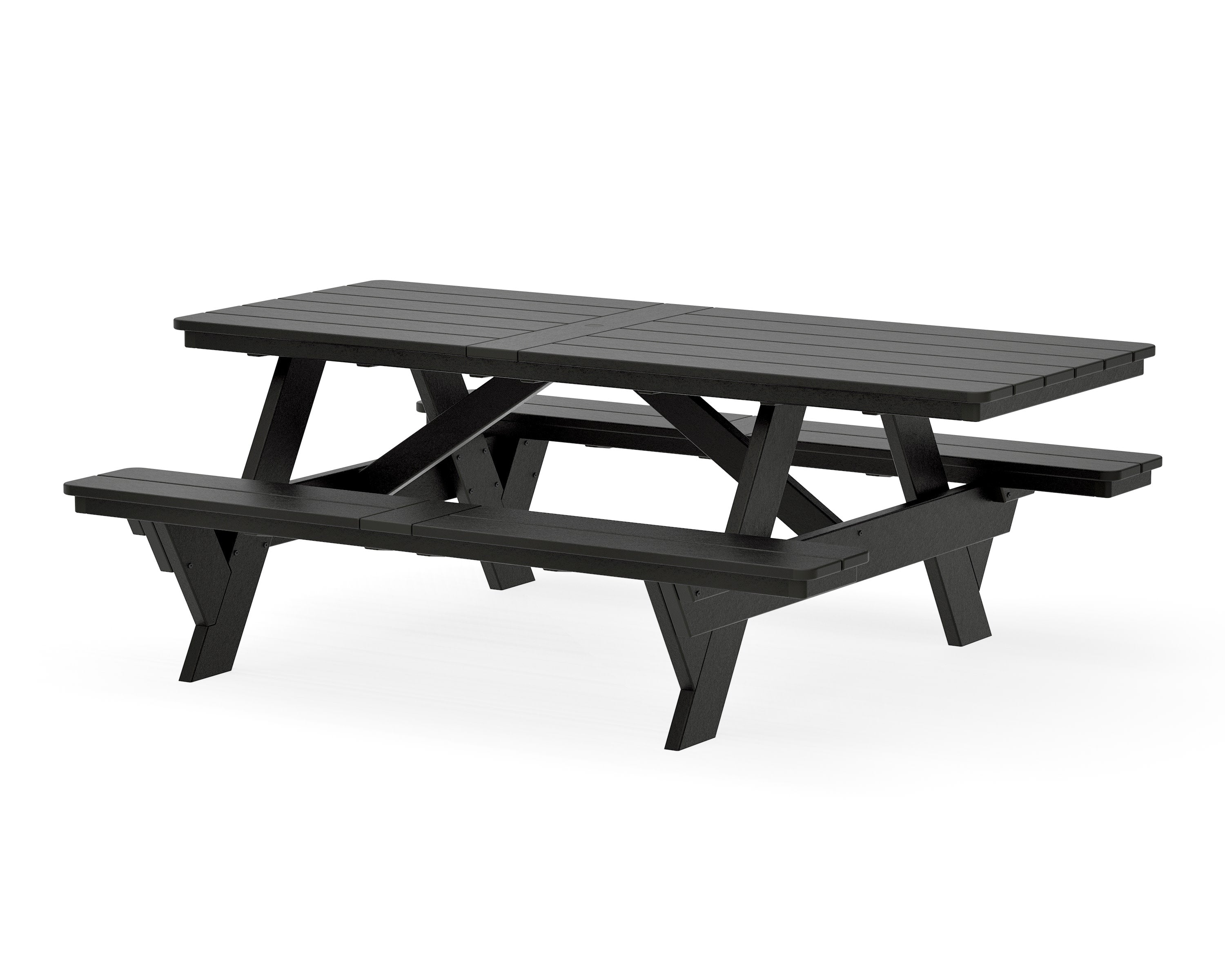 Rockford 85 ADA Picnic Table in Black