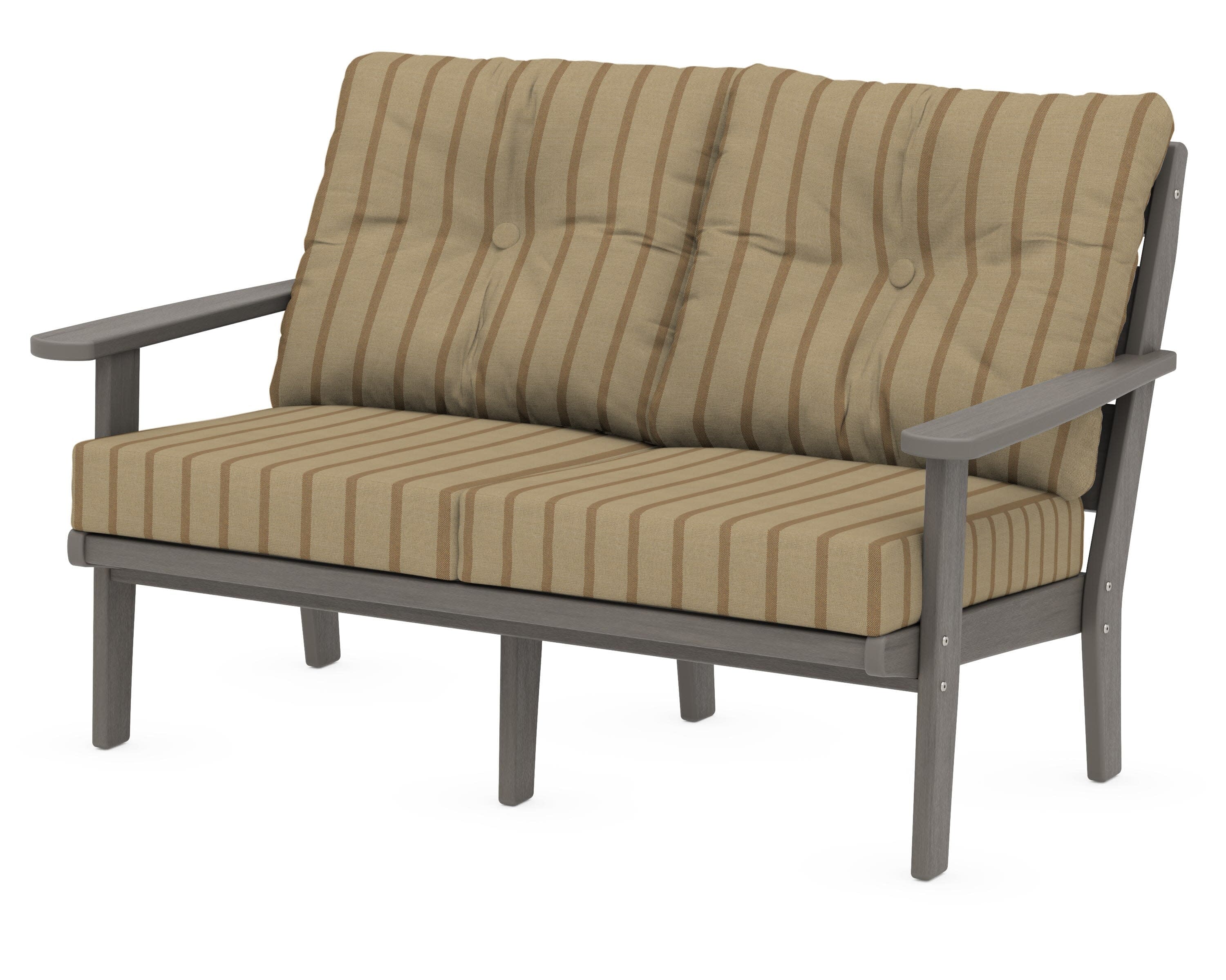 Lakeside Deep Seating Loveseat in Driftwood / Unwind Driftwood