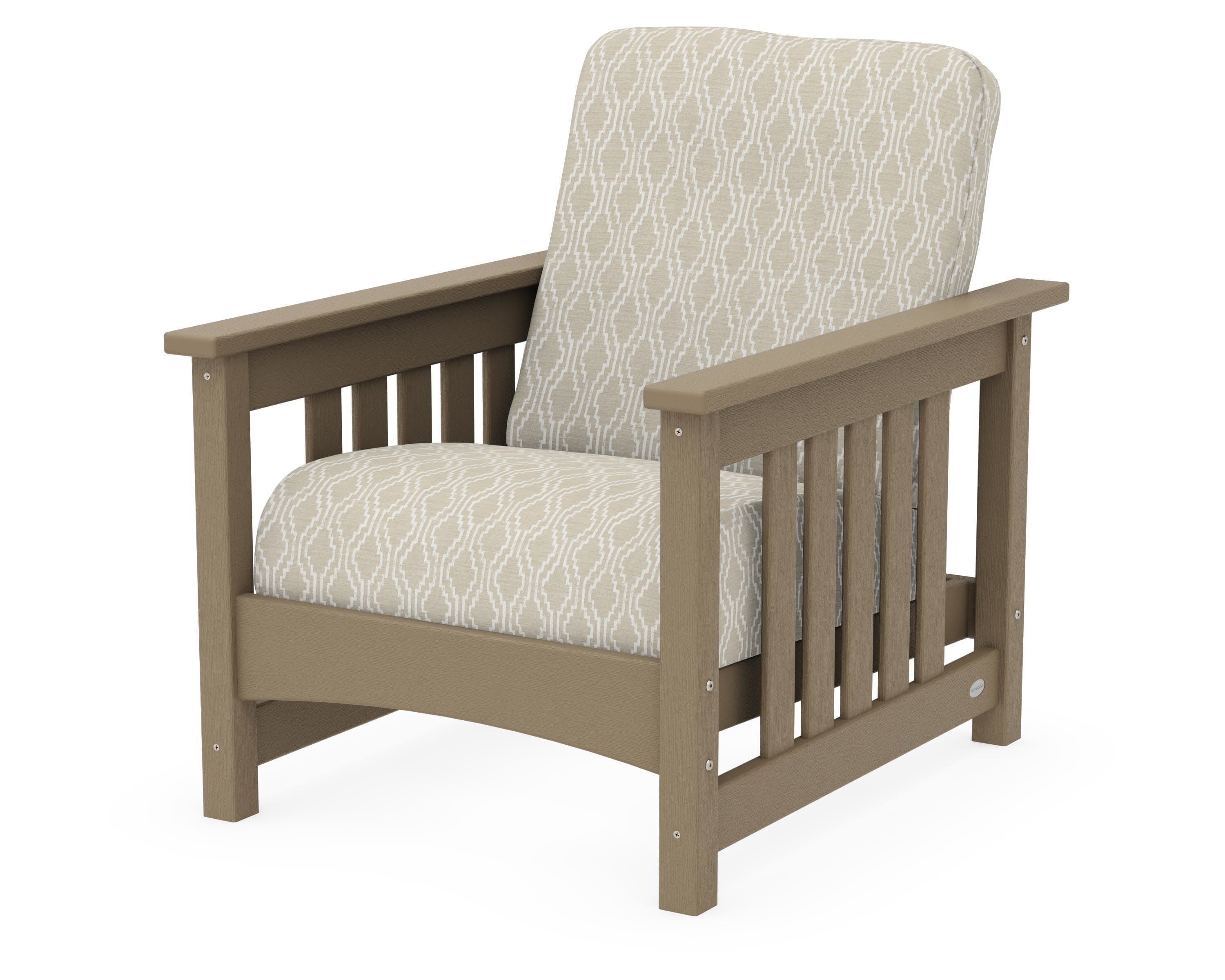 Club Mission Chair in Vintage Sahara / Solve Linen
