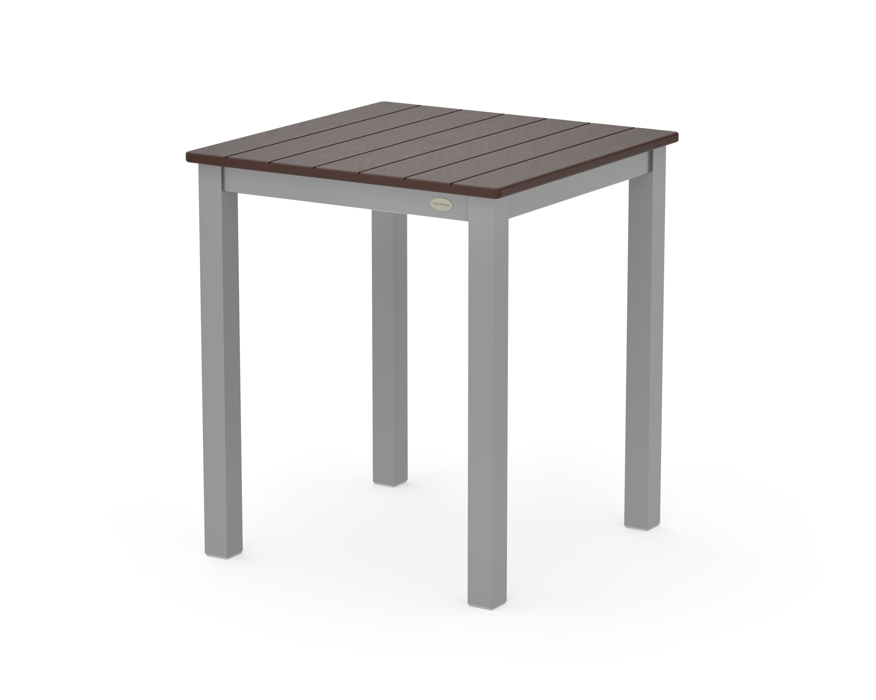 Main Street 26 x 26 Dining Table in Silver / Mahogany